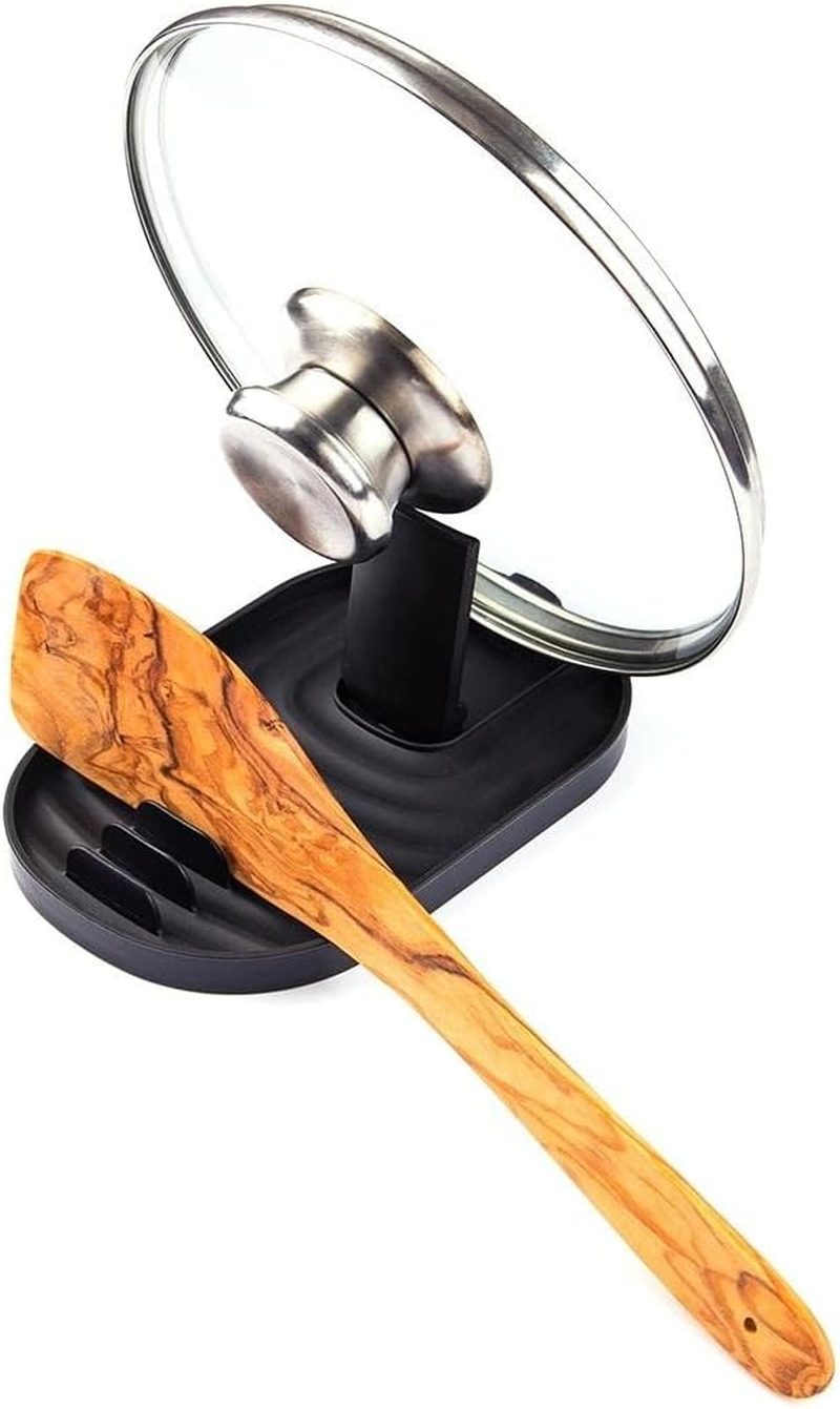 H E L P Y&reg; Holder High Quality Cookware Rack and Pot Lid Rack, Cooking Spoon Rest, Utensil Holder, Lid Holder, Kitchen Gadget, Tablet Holder, Cookbook Holder