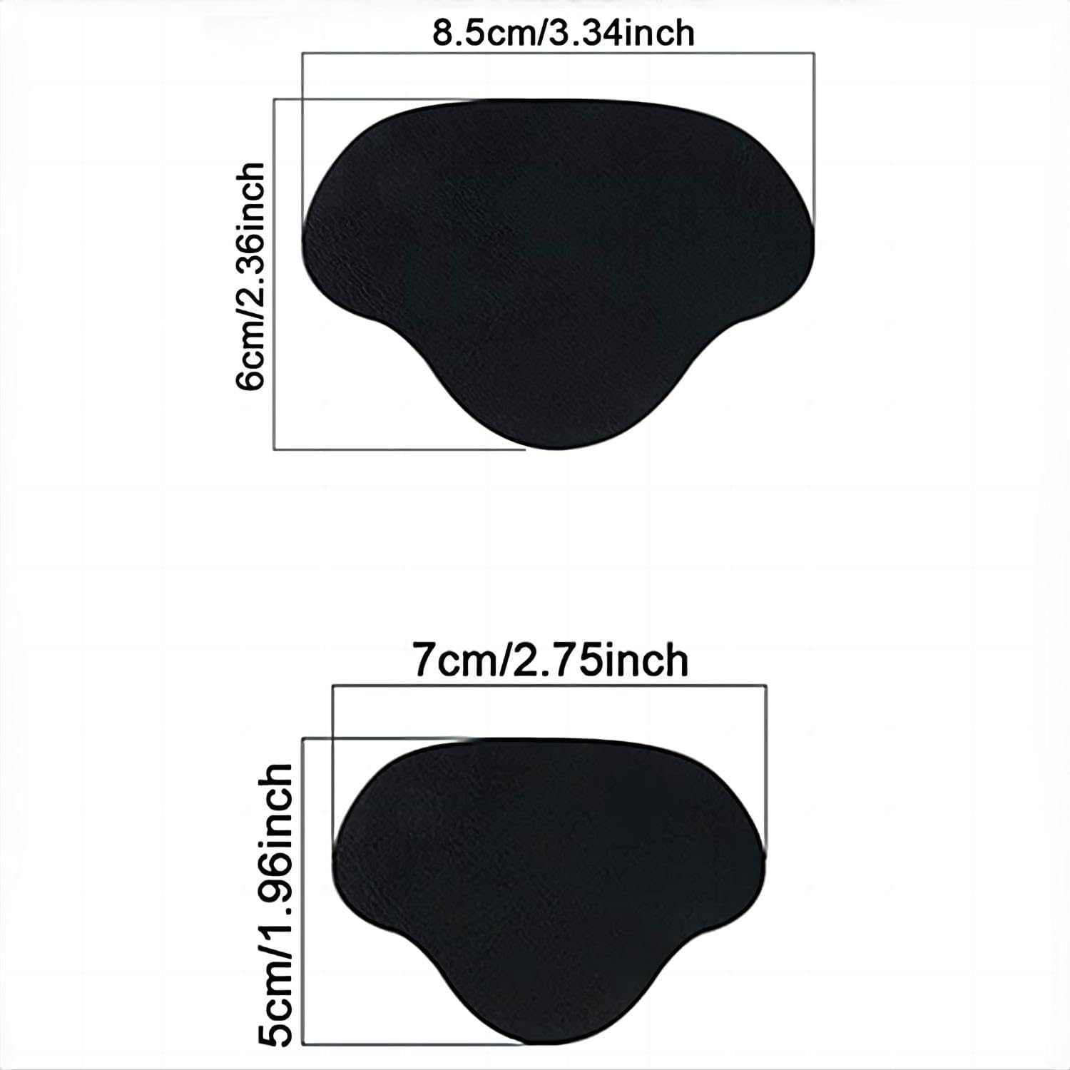 Lehuan 8 Pairs Shoe Heel Repair Patch, Self-Adhesive inside Shoe Patches for Holes, Wear Prevention Insert Quick Patch Hole Repair Patches Kit image number 4
