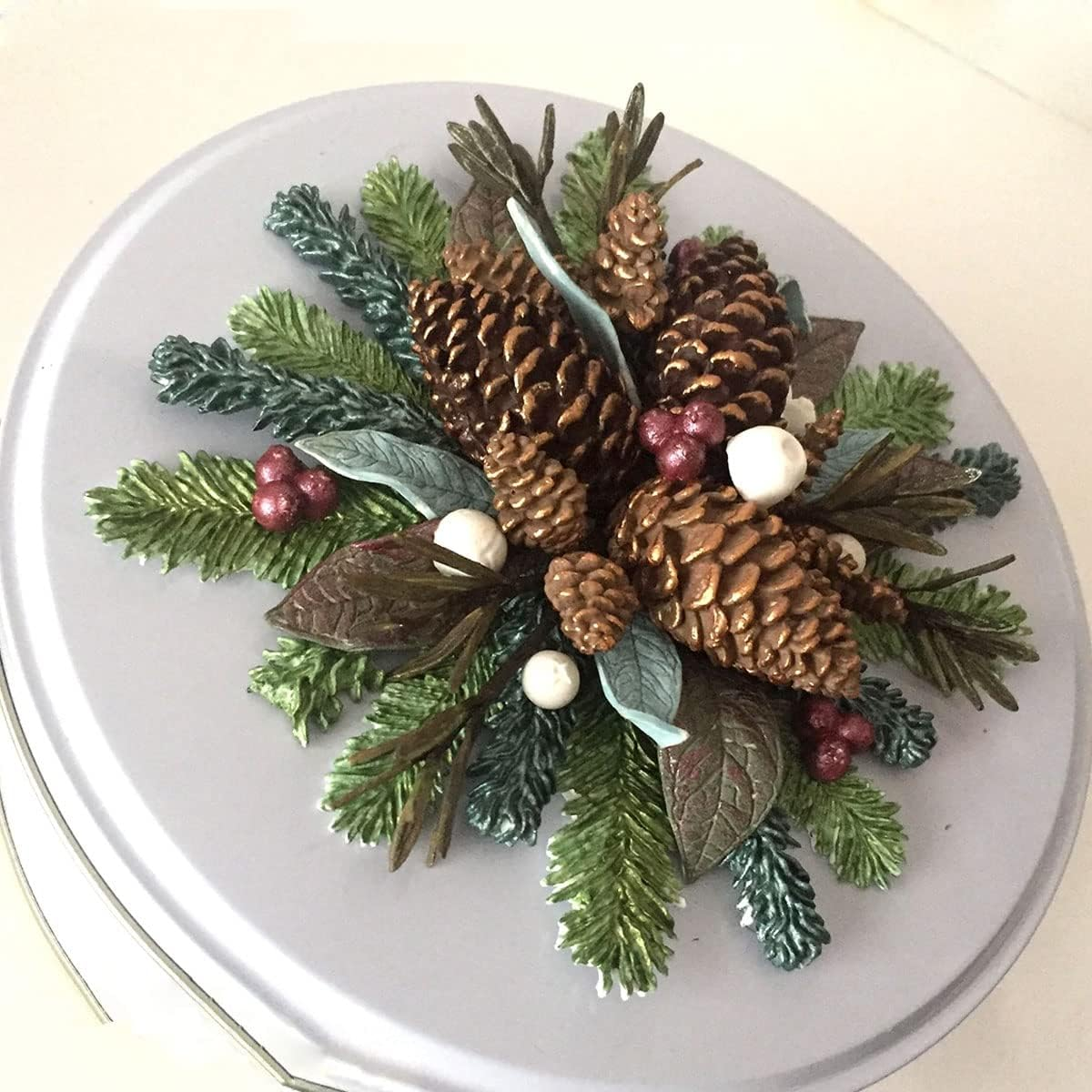 ZHUOJIE Winter Foliage Flower Pro Mould Silicone Mold Fondant Cake Decorating Tool Gumpaste Sugarcraft Chocolate Forms Bakeware Tools image number 2