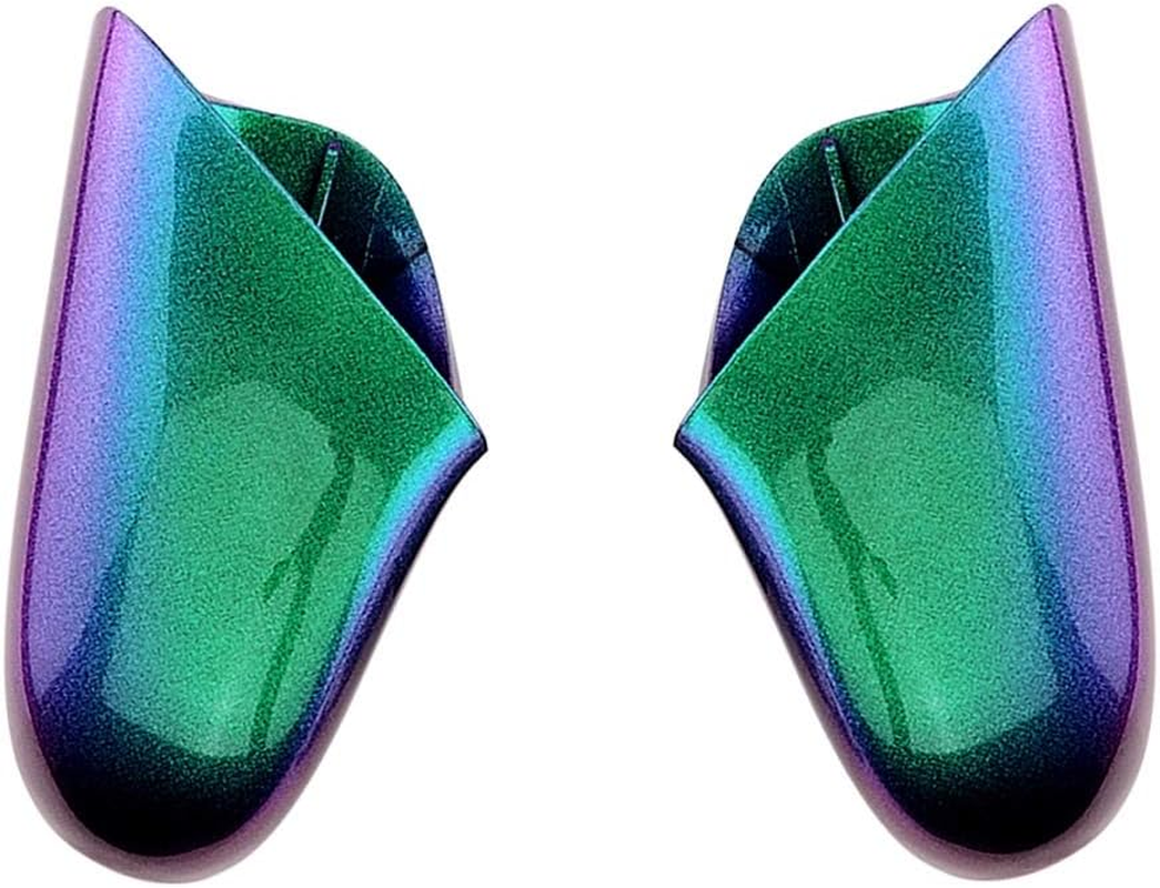 Extremerate Chameleon Replacement Handle Grips for Nintendo Switch Pro Controller, Green Purple DIY Hand Grip Shell for Nintendo Switch Pro - Controller NOT Included