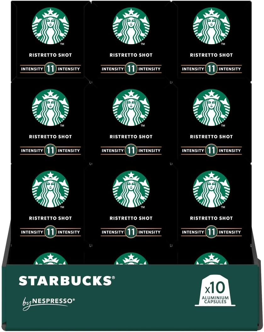 Starbucks by Nespresso Ristretto Shot Coffee Pods 10 Capsules (Pack of 12) image number 4