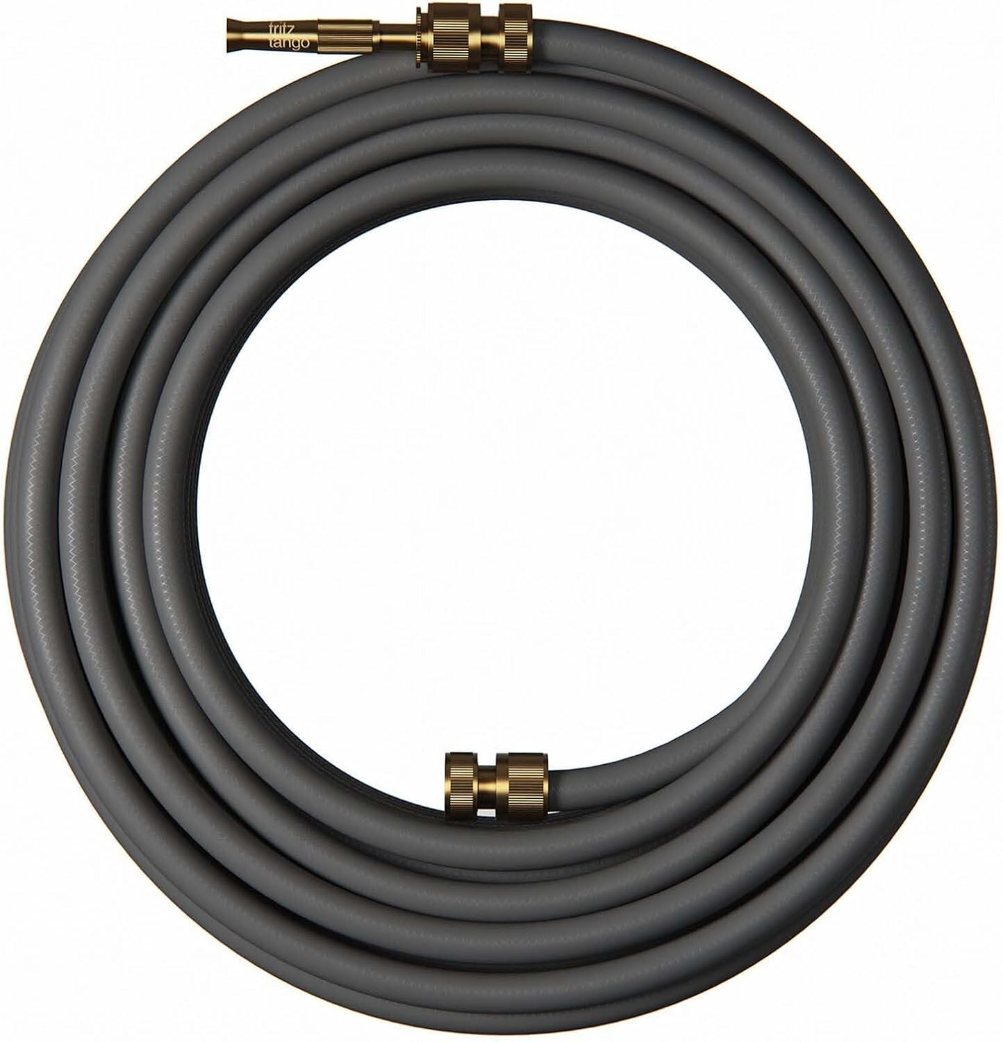 Flexy 20M Premium Flexible Garden Hose | Exclusive Colours, Lightweight, Uv-Resistant Hybrid Polymer, Kink-Free with Solid Brass Fittings & Multi-Pattern Spray Nozzle (White)