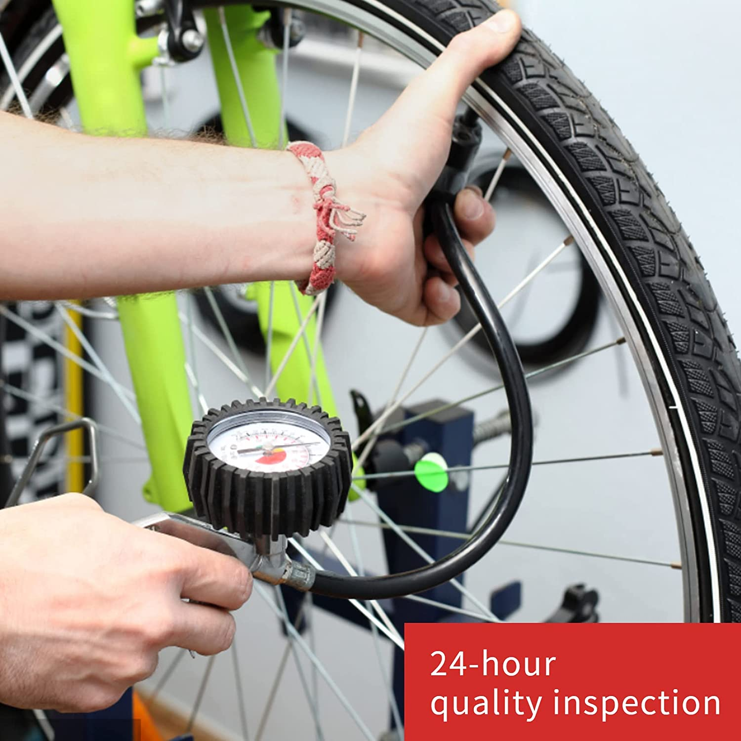 Bike Tubes 2PCS 16 20 24 26X1.75-2.125 Fit 1.75/1.95/2.10/2.125 Heavy Duty Schrader Valve Bicycle Inner Tubes image number 2