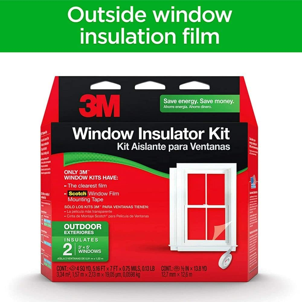 3M Outdoor Window Insulator Kit, 2-Window image number 6