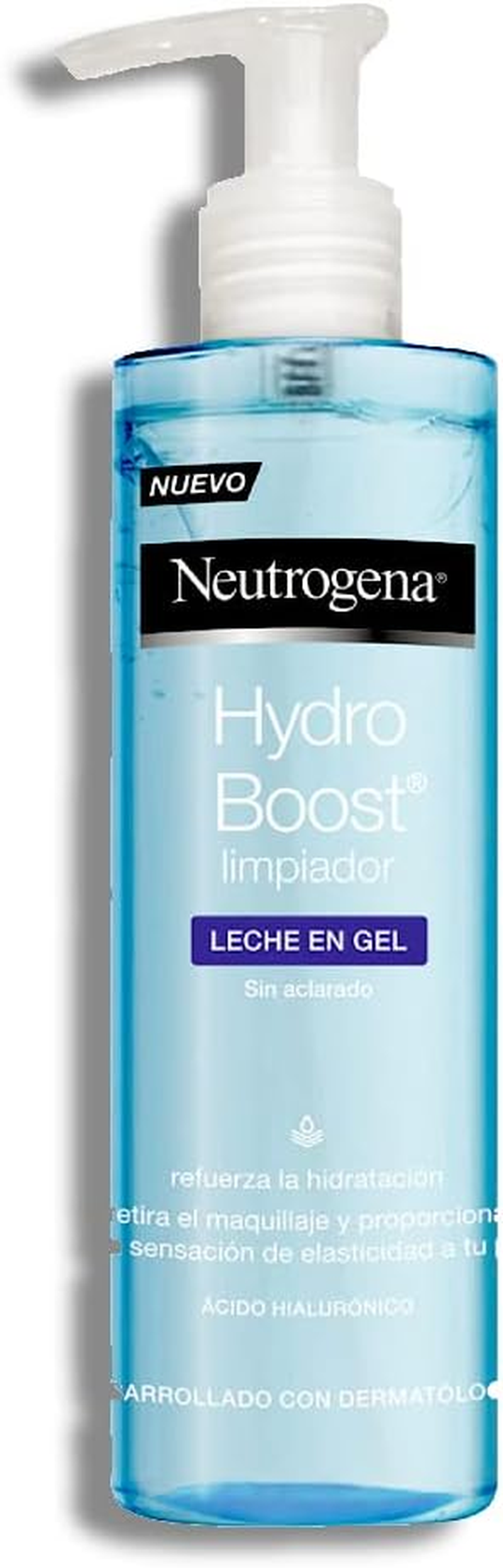 Neutrogena Hydro Boost Leche Limpiadora Hidratante En Gel, 200 Ml image number 3