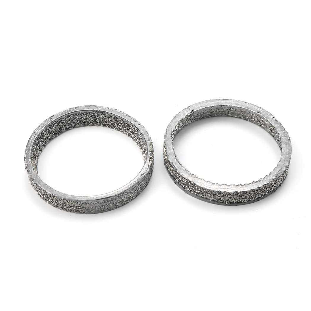 Exhaust Mounting Gasket Kit Graphite 65324-83 65325-83A for Harley Davidson image number 1