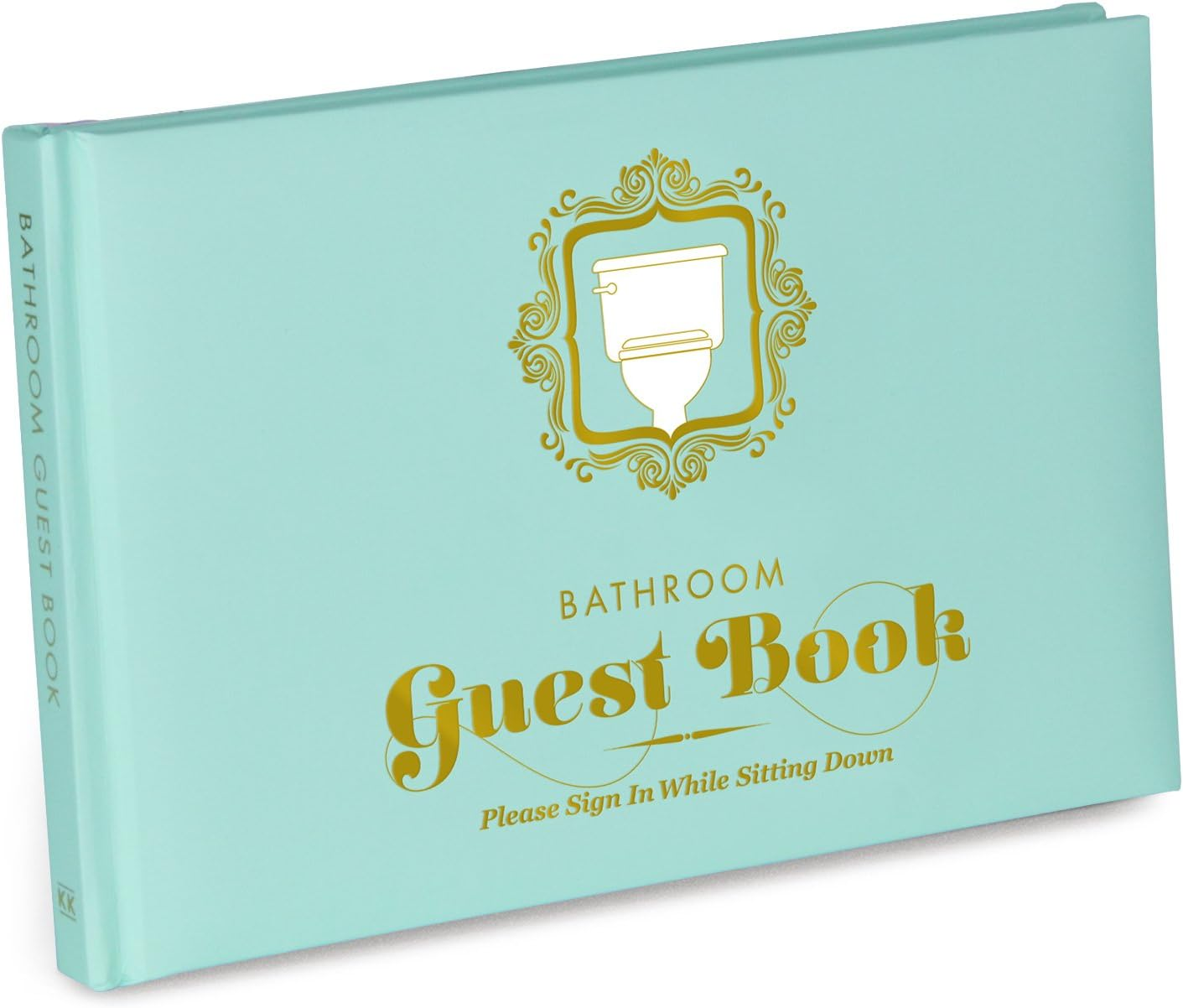 Knock Knock Bathroom Guest Book, Funny Guest Bathroom Book, Adults, Fill-In-The-Blank Book, 112 Pages image number 4