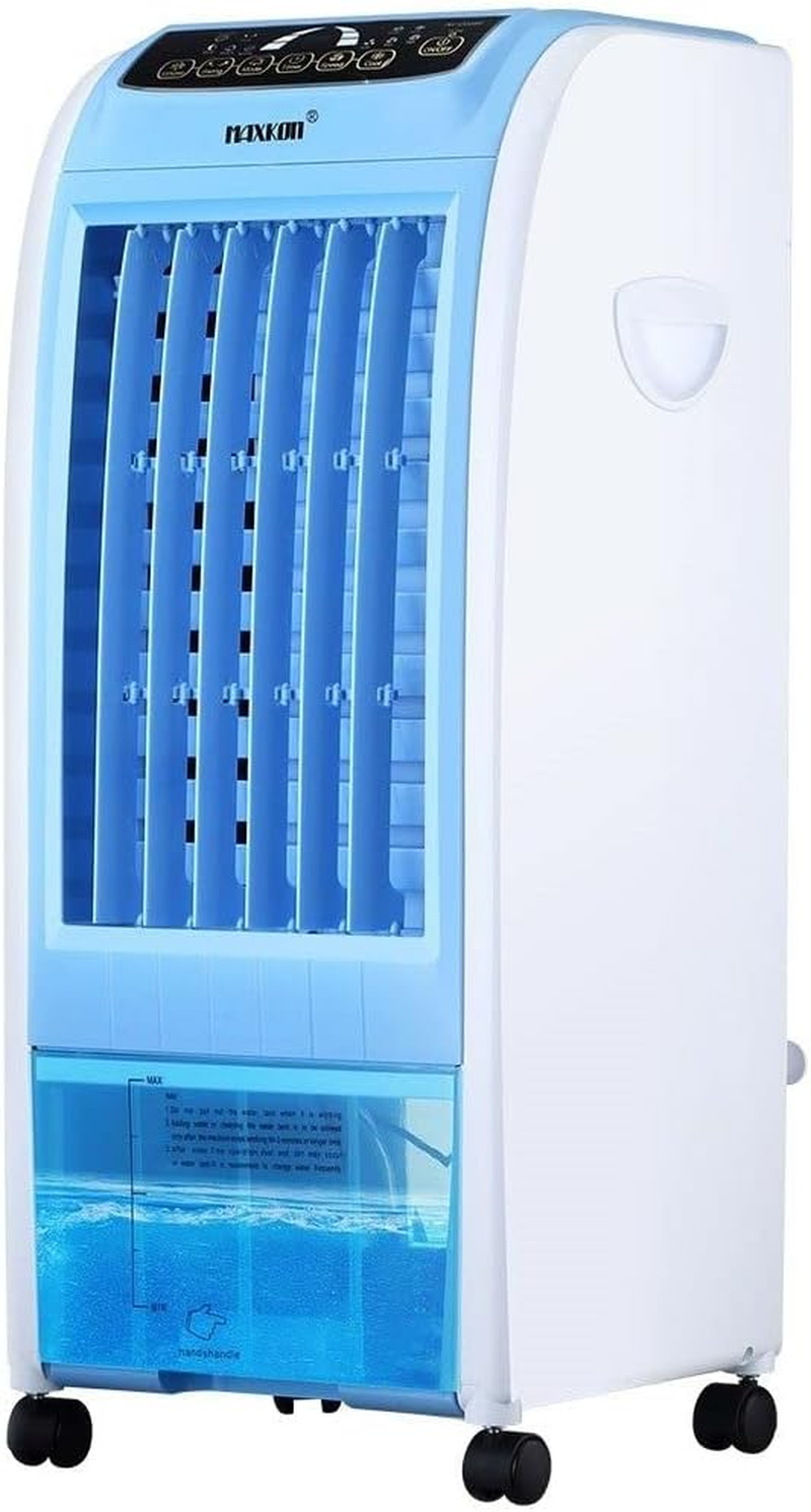 Maxkon 3In1 Evaporative Air Cooler, 7L Water Tank Quiet Fan, Purifier Humidifier Portable Cooling Fan,3 Modes Blue image number 5