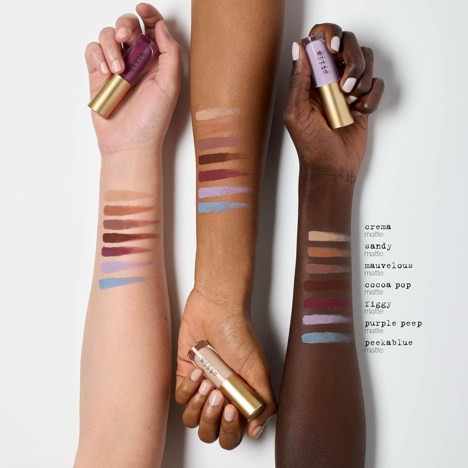 Stila Liqua Play Liquid Eye Shadow | Long-Wear Matte Cream Eyeshadow with Blendable, Buildable, Lightweight Formula | No Crease, Budge or Fade | Infused with Shea Butter & Vitamin E - Mauvelous Matte image number 4