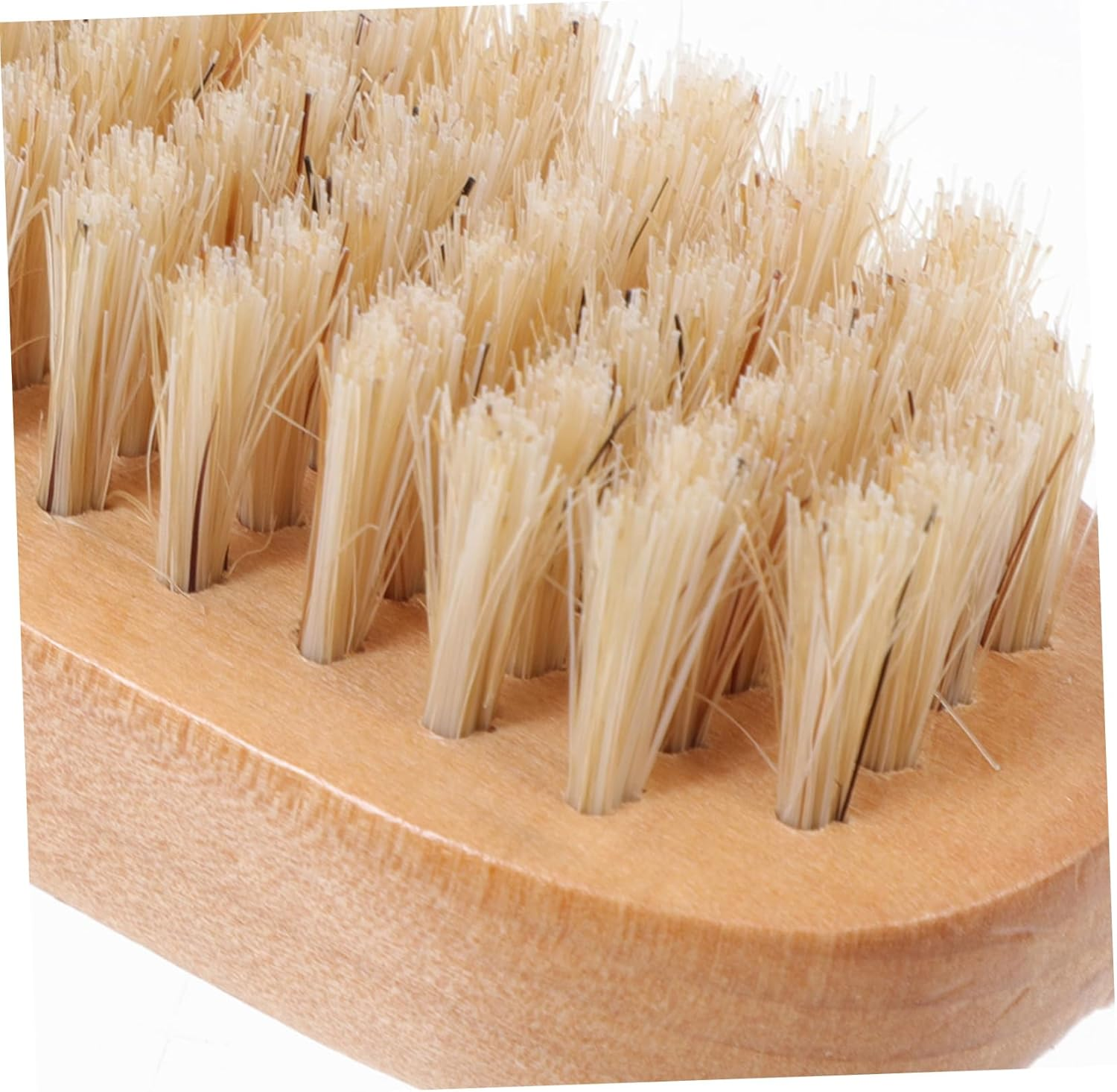 Wooden Bristle Nail Brush Fingernail Brush for Manicure Nail Dust Cleaning Suitable for Home and Salon Use