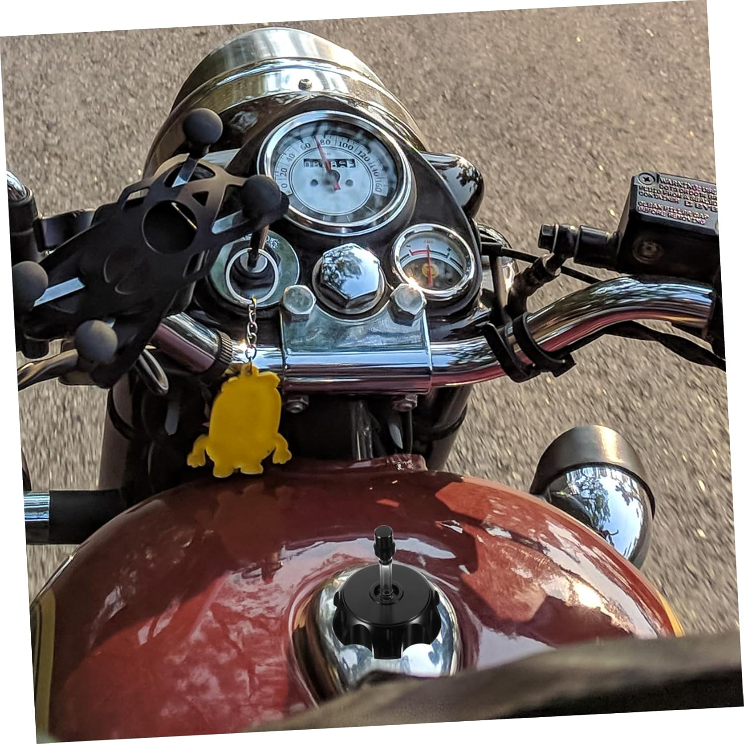 PLAFOPE Motorcycle Hexagonal Tank Cap Cover for Motorbikes Easy Installation Design for Custom Modifications and Upgrades image number 4