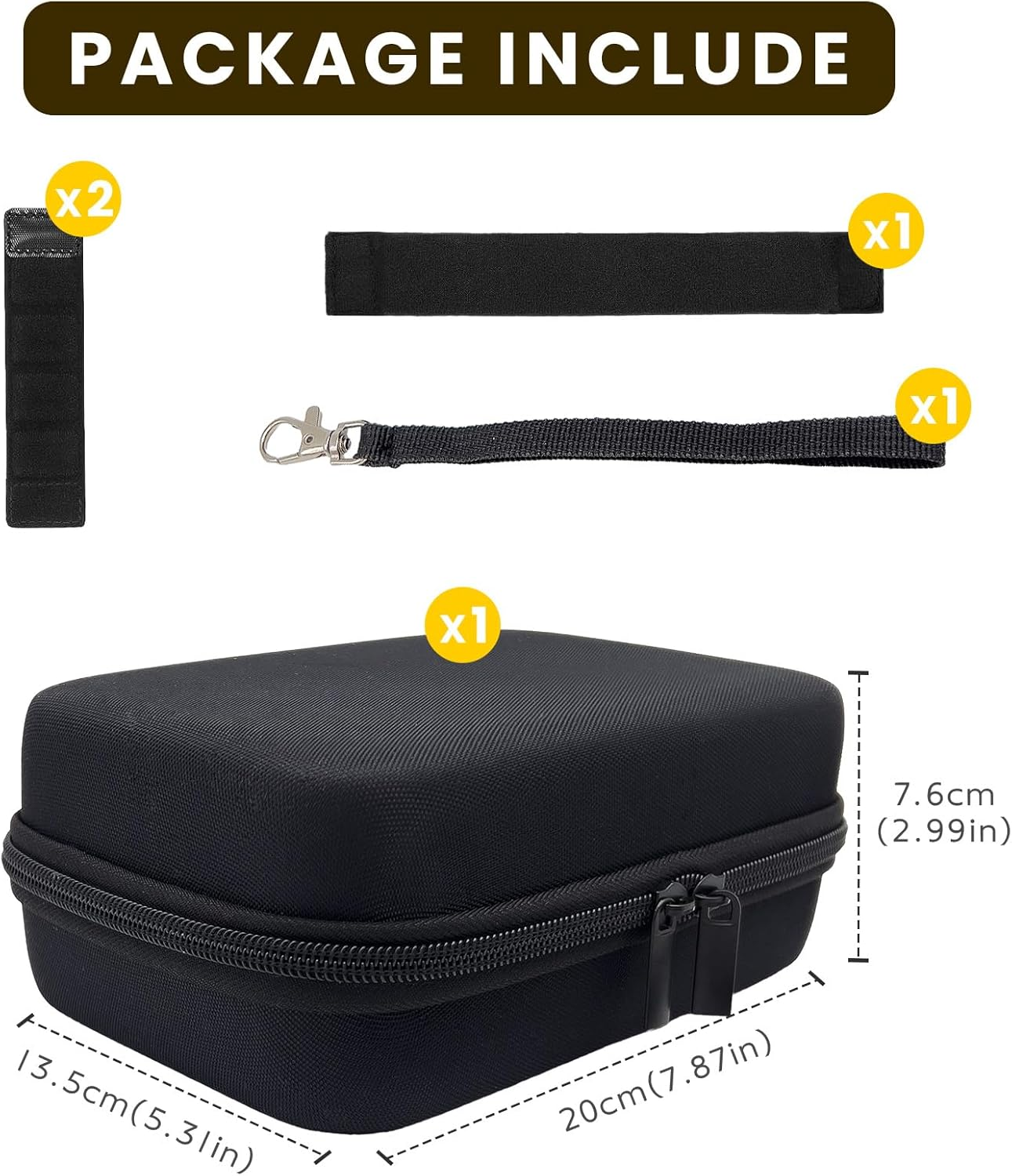 Travel Storage Case for Philips Norelco Multigroom Series 3000 5000 7000, MG3740/40, MG5910/49, MG7750/49, Protective Organizer for Beard Face Ear Hair Trimmer, Attachments, Hair Clipper Shaver image number 1