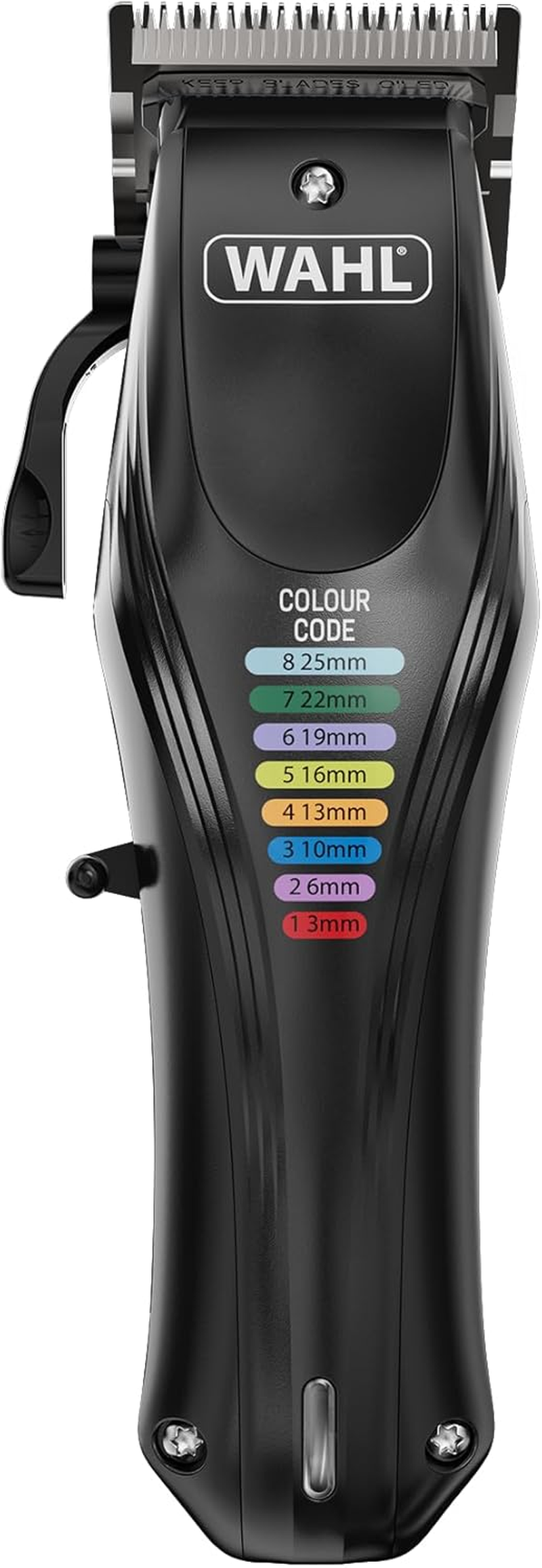 WAHL Animal Color Pro, Rechargeable Pet Clippers with Colour-Coded Attachment Combs, Full Hair Care for Dogs, Low Noise, Net Battery Operated Clippers for Dogs, Black image number 3