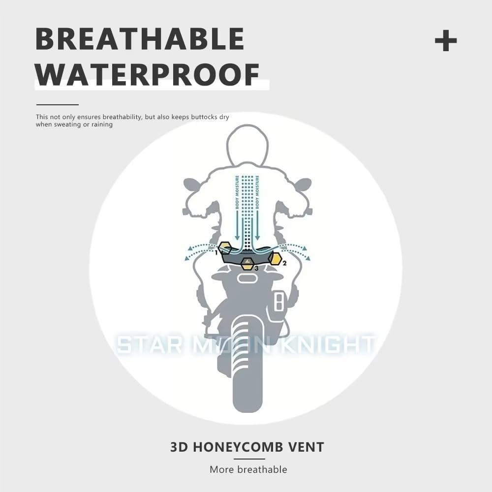 Motorcycle Seat Cover Anti-Slip Mesh Fabric Breathable Fit for Kawasaki VERSYS 1000 VERSYS 1000 ABS image number 3