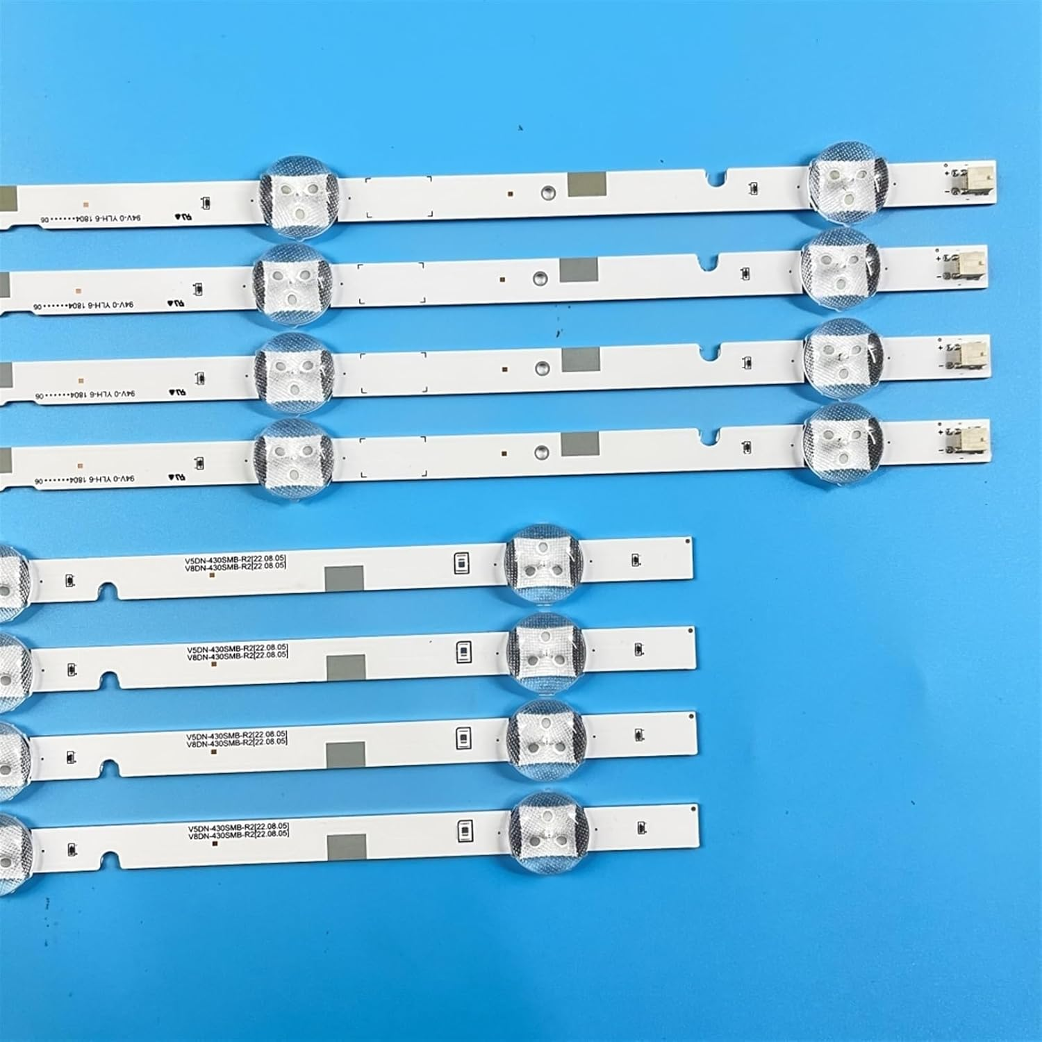 LOTOAK LED Backlight Bar Compatible with V8DN-430SMA-R0 430SMB UE43N5300AU UE43N5000 UN43J5290 UN43T5300 BN96-46570A 46571A HG43AD570SJXXZ (Color : Kit 8Pcs for 1 TV) image number 3