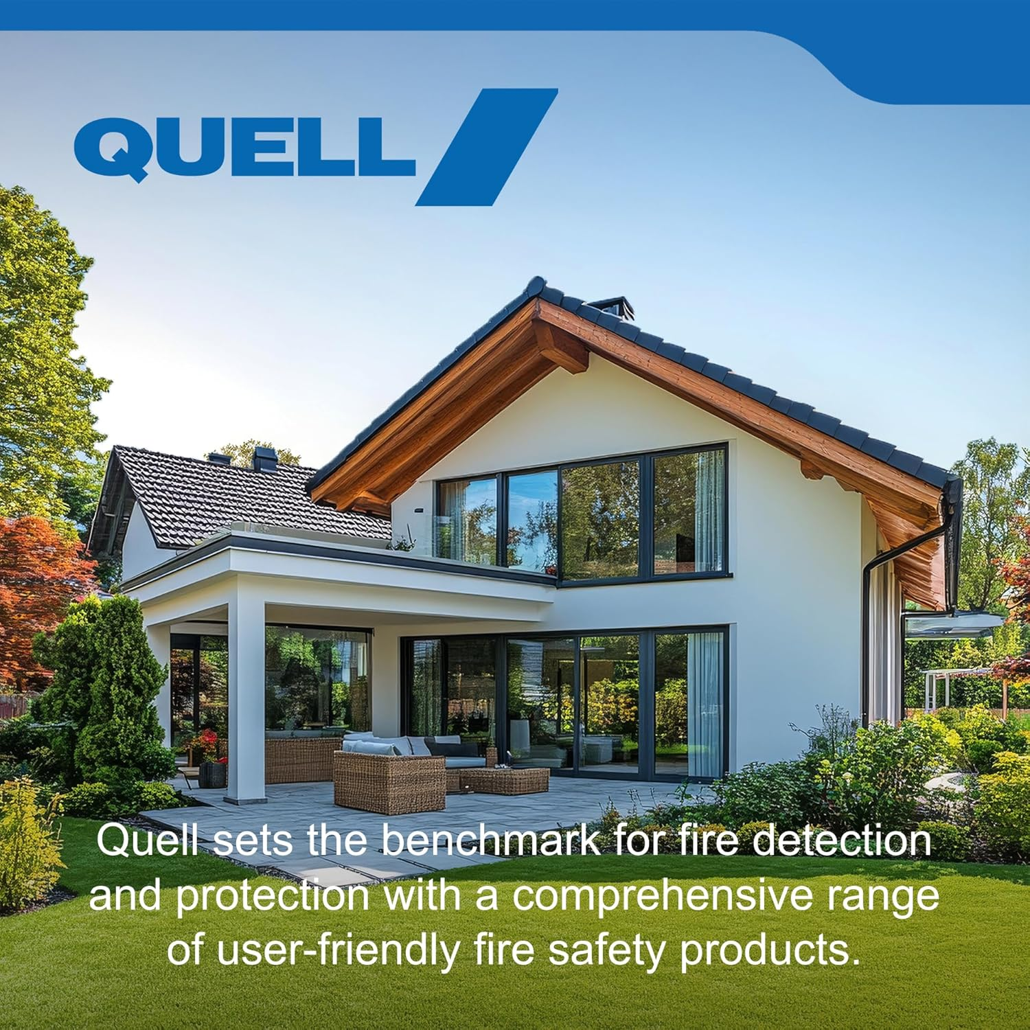 Quell 2-Storey Emergency Escape Ladder, 4M, Fully Assembled, Tool-Free Installation, Anti-Slip Rungs, Tangle-Free Deployment, Load Tested to 453Kg, Home Fire Safety image number 4