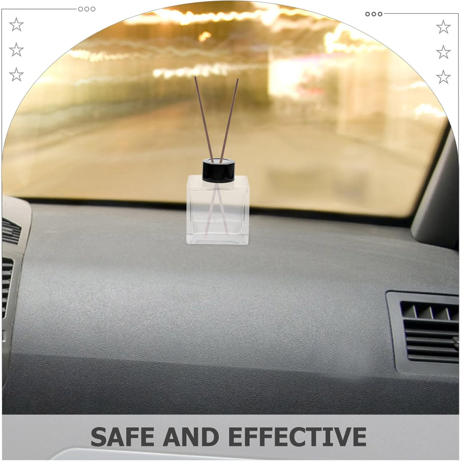 STOBAZA Essential Oil Diffuser Stick 100Pcs Aromatherapy Fiber Sticks Non- Fragrance Diffusers image number 3