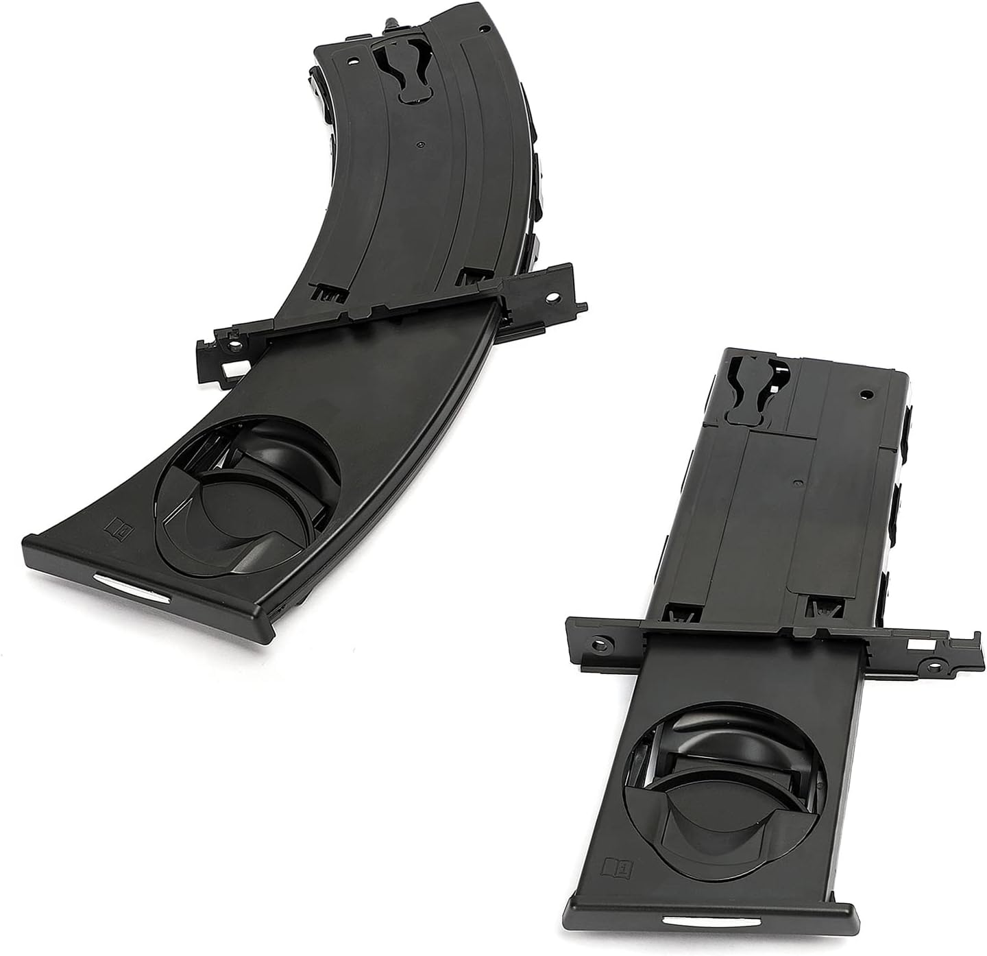 Pair Retractable Cup Holder Left&Right Side Compatible with BMW 3 Series E90 E91 E92 E93 323I 325I 325Xi 328I 328Xi 330I 330Xi 335D 335I 335Is 335Xi M3 2006-2013 Replaces 51459173463 51459173469 Black image number 6
