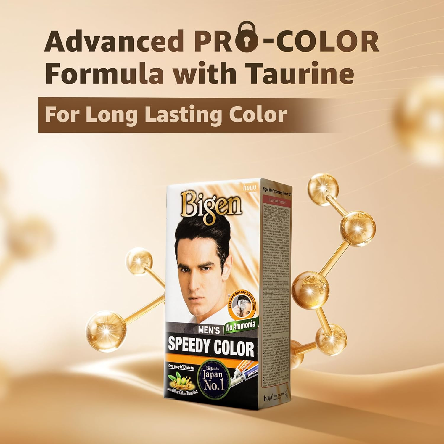 Bigen Men'S Speedy Color, Brown Black 102, 80G