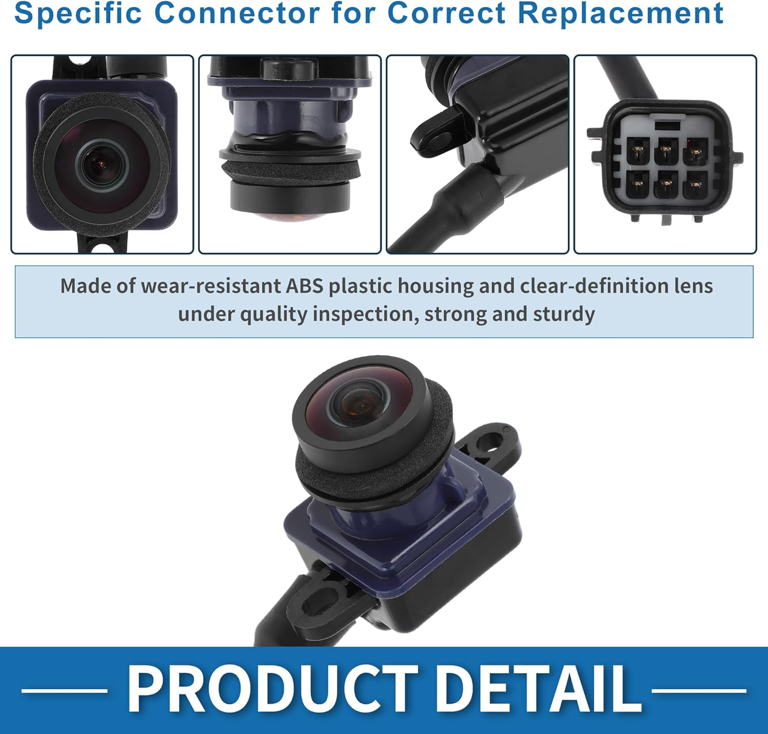 X AUTOHAUX Rear View Camera for Dodge Durango for Jeep Grand Cherokee 2011-2013 Park Assist Backup Reverse Camera Replace No.56054059Ac/56054059Ad/56054059Ae image number 3