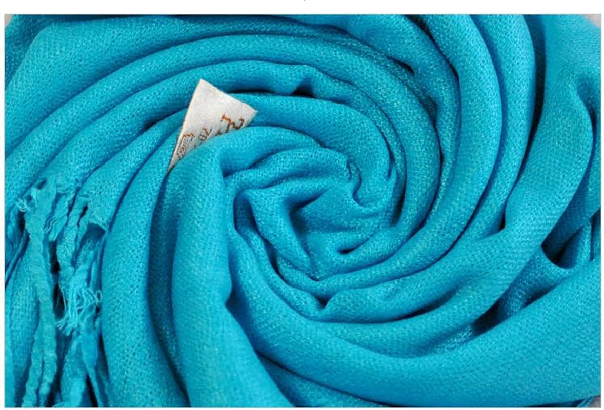 Autumn Winter Wool Spinning Warm Geometric Pattern Scarf Shawl Pashmina Wrap image number 2