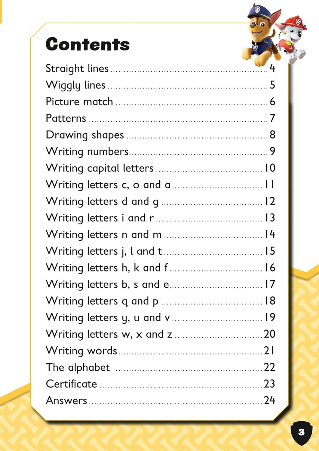 PAW Patrol First Writing Activity Book: Have Fun Learning to Read, Write and Count with the PAW Patrol Pups image number 1