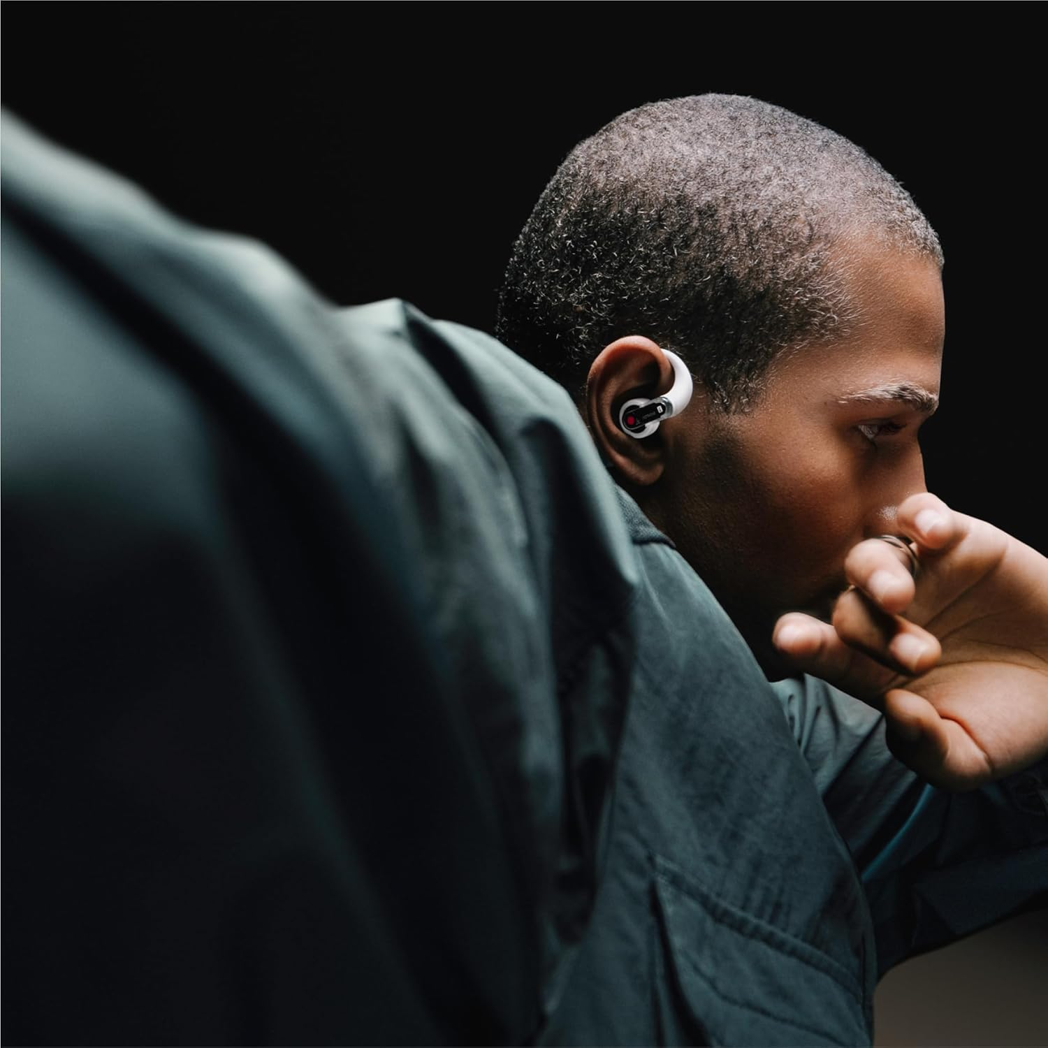 Nothing Ear (Open) Open-Ear Headphones with Two Microphones and AI Clear Voice, Open Sound Technology, IP54 Dust and Water Resistant, 30 Hours Playback and Extended EQ - White image number 1