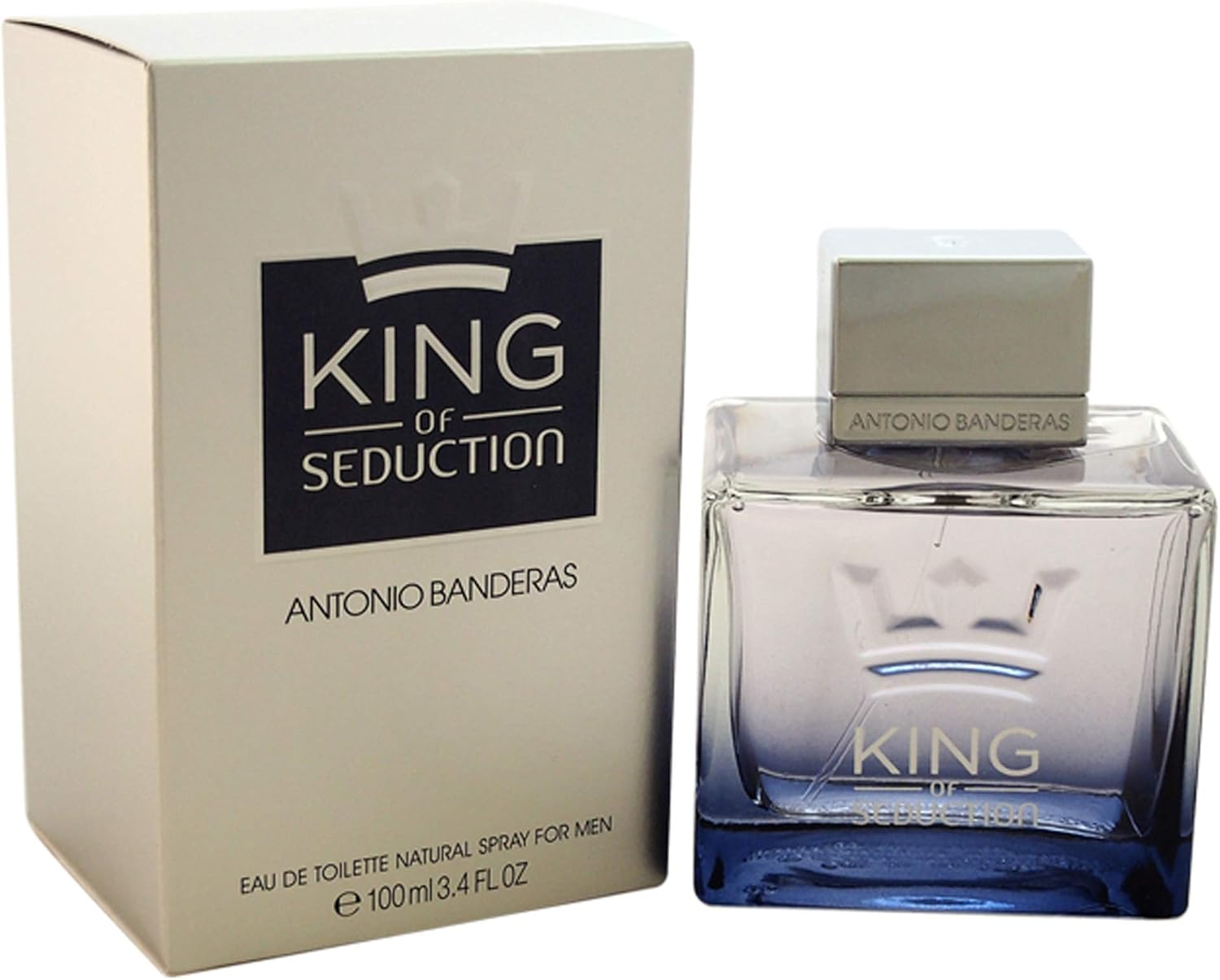 Antonio Banderas Antonio Banderas King of Seduction for Men 3.4 Oz EDT Spray, 100 Ml Pack of 1