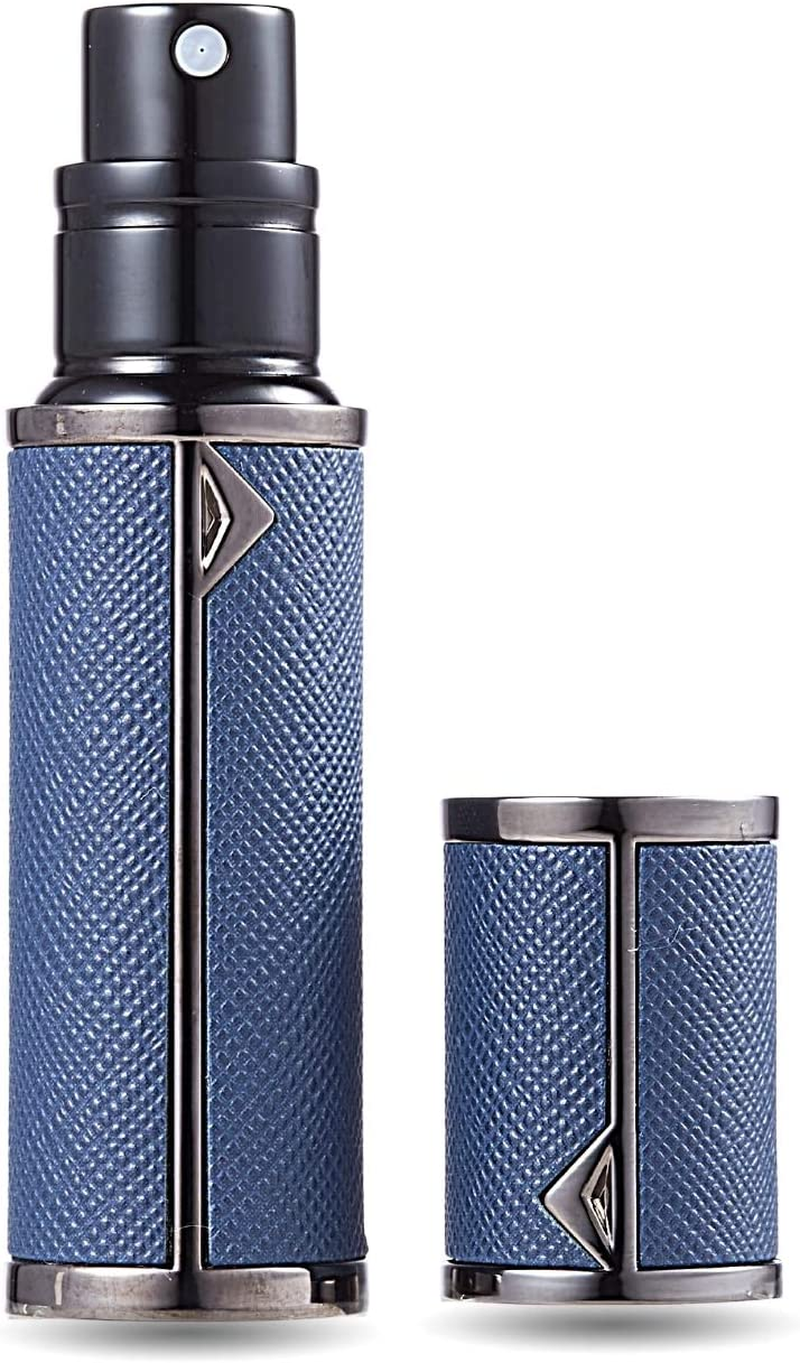 Asanana Perfume Atomiser, Refillable & Travel Size Perfume Bottle, Leaking Proof,Bottom Pump without Funnel, Luxurious Small Women and Men, 5Ml (Deepblue) image number 1