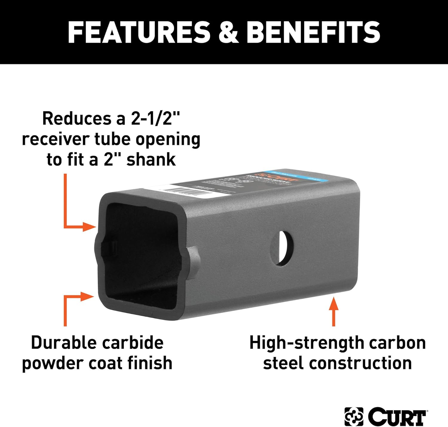 CURT 45405 Reducer Sleeve image number 1