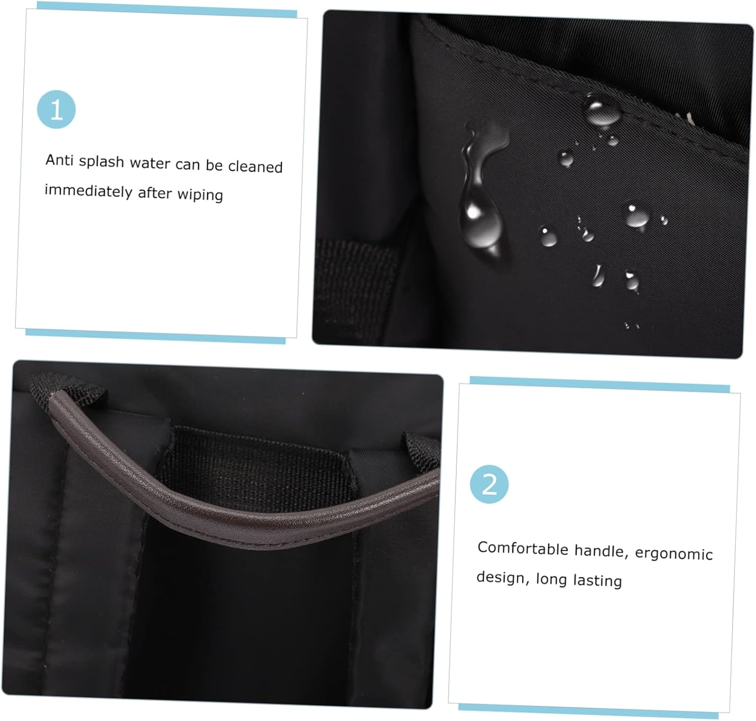 Ibasenice Nappy Bag Organizer Backpack for Diapers Toys Milk Bottles Dry Wet Separation image number 3