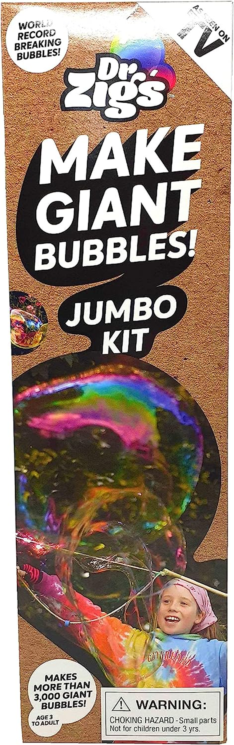 Dr Zigs Eco Giant Bubble Kit - Jumbo Set - Sustainable Wands and Professional Grade Solution, Outdoor, Garden Fun Toy. image number 4