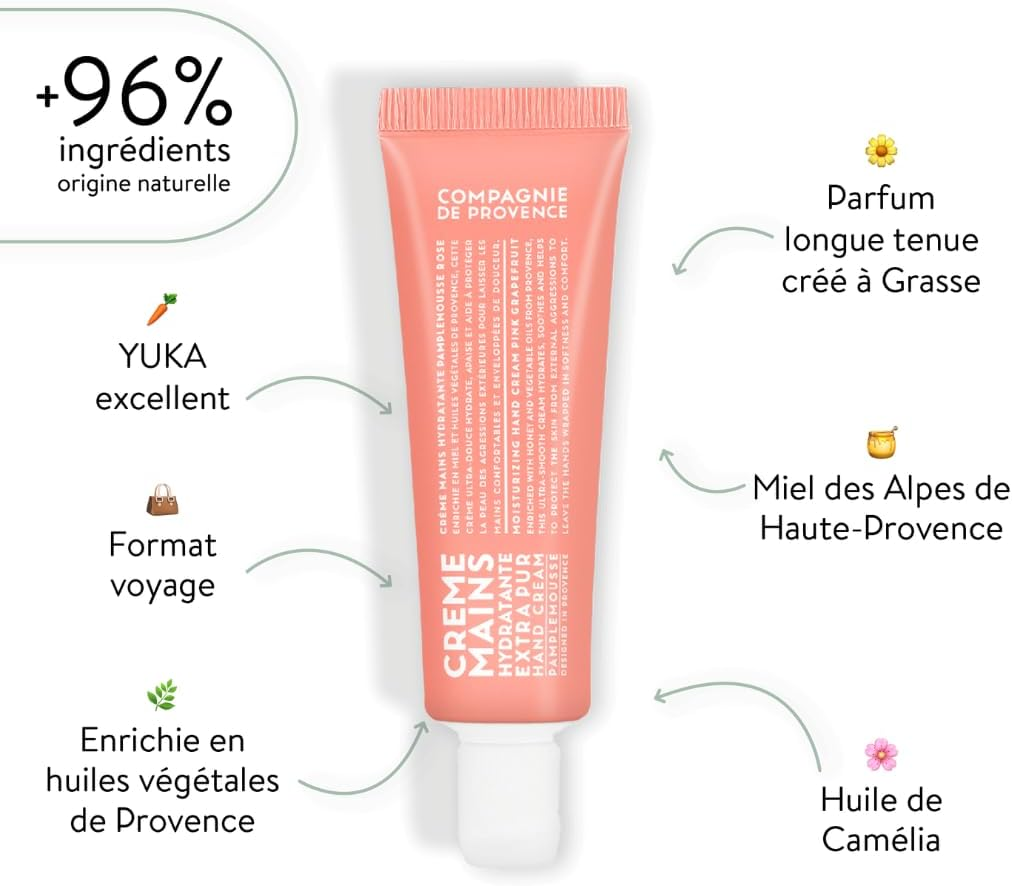 Compagnie De Provence Pink Grapefruit Hand Cream 30 Ml image number 1