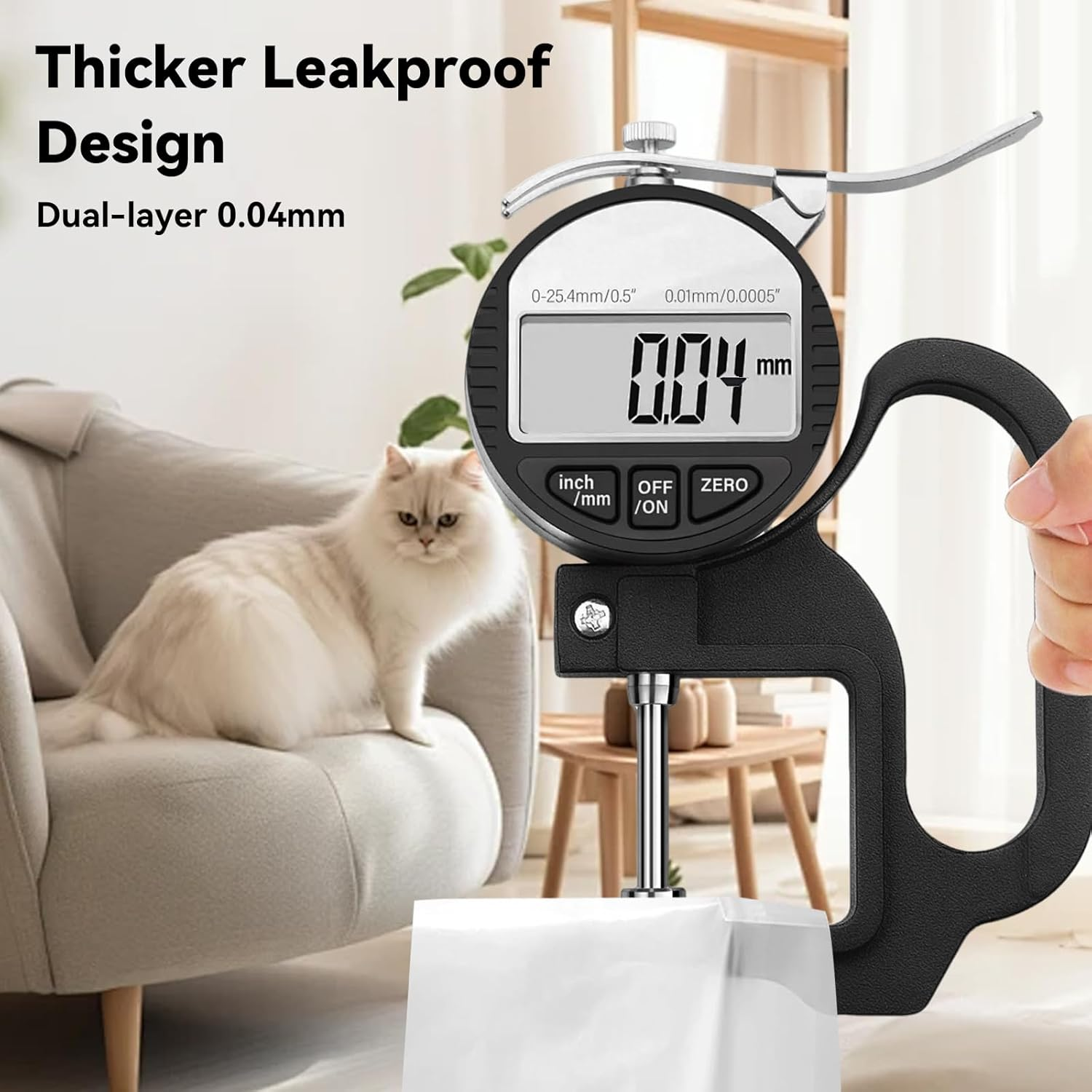 90 Pack Drawstring Cat Litter Box Liners 26" X 16" Disposable Litter Pan Liner Bags with Drawstring for Pet Cat Litter Automatic Cat Litter Box Waste Bags Compatible with Litter Robot 3 and 4 image number 3