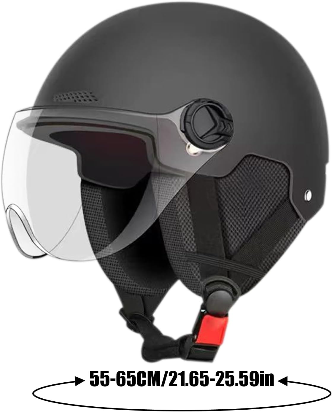 Adult Electric Scooter Helmet with Ear Protection for Men and Women, Bicycle Helmet with Visor, Lightweight Electric Bikes Helmets for Scooter, Skateboard, Motorcycles image number 6