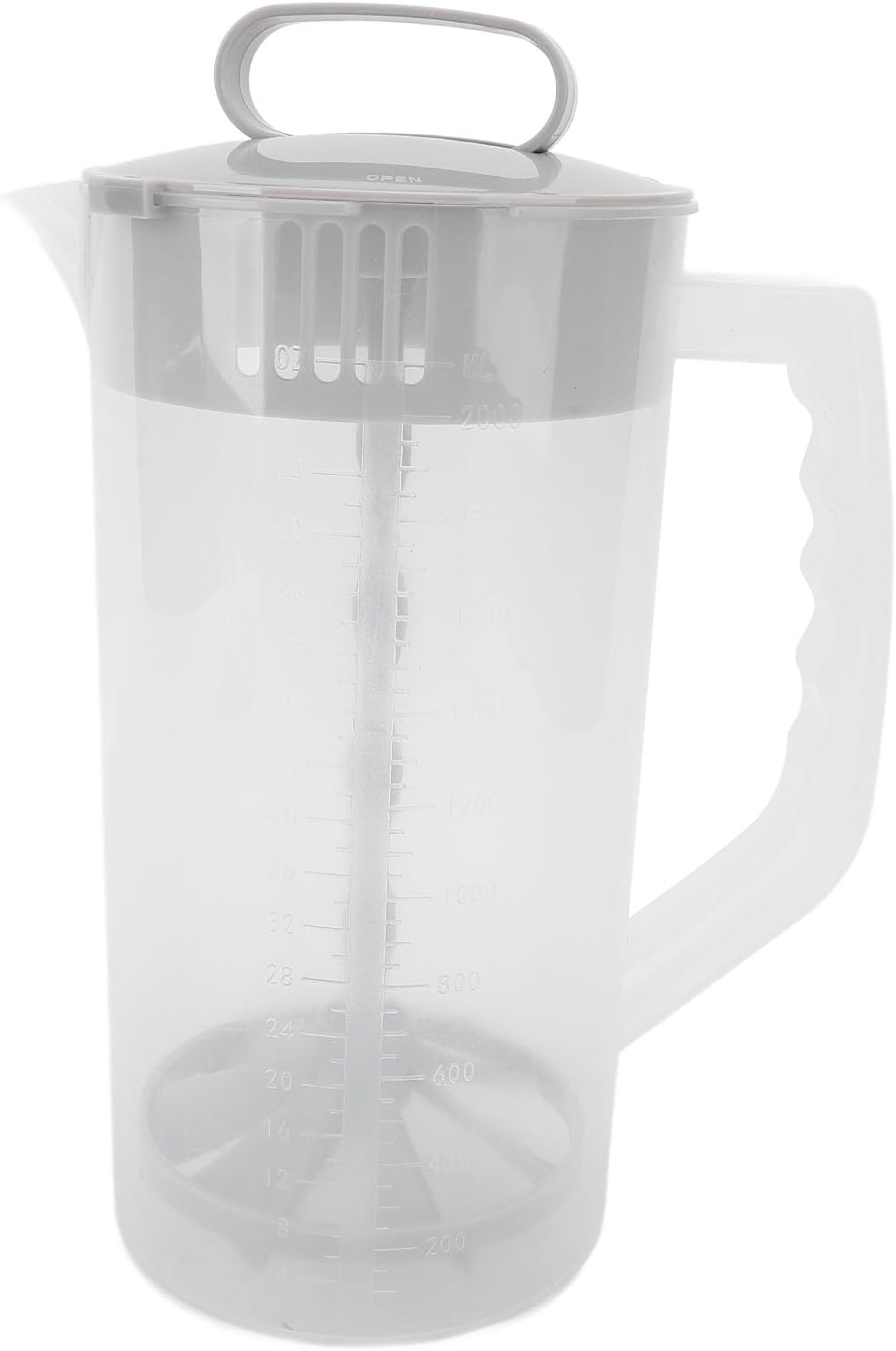 Gernie 2000Ml Breast Milk Pitcher, Press Design, Plastic, 28Cm X 28Cm, Carafe & Lid image number 2