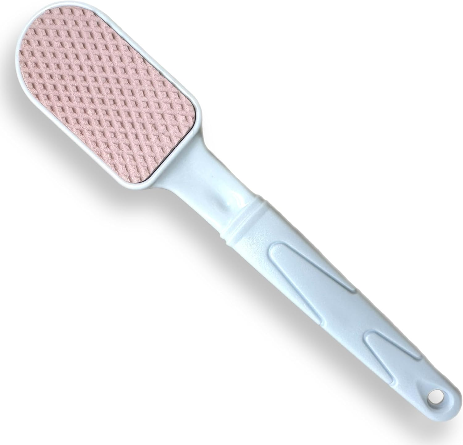 Double-Sided Foot Pumice Stone & File with Handle - Heel Scraper Scrubber Cracked Feet Instant Exfoliating Buffer Dead Skin Remover &ndash; Feet Pedicure Skin Softener Sole Smoother image number 2