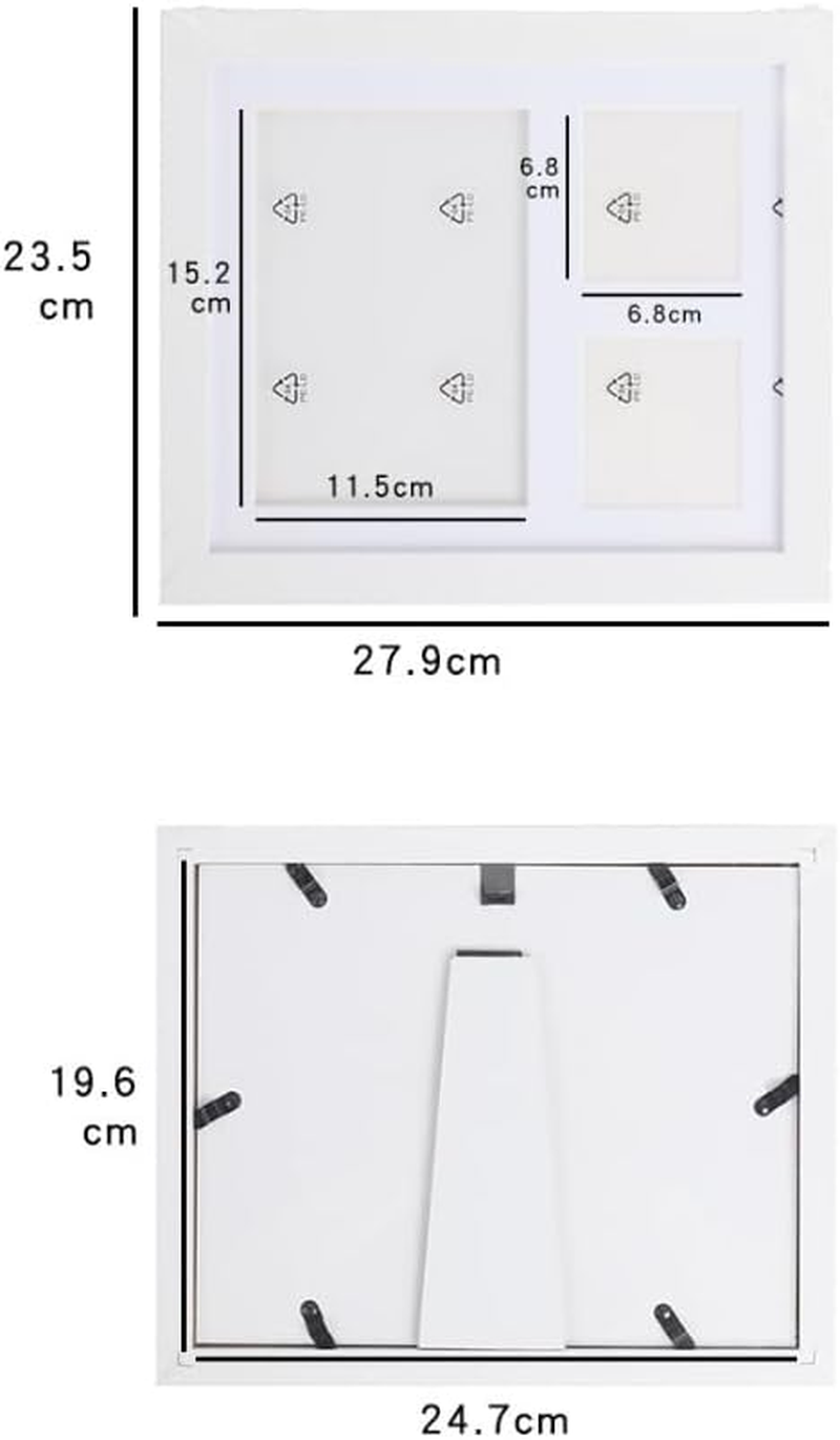 Handprint Footprint Kit, Keepsake Photo Frame for Newborn Boys & Girls, Personalized Baby Milestone Gift, Nursery Decor, DIY Frame image number 1