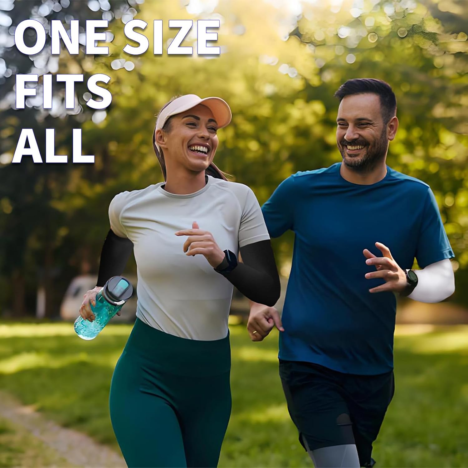 4 Pairs Arm Sleeves to Cover Arms for Men & Women,Uv Sun Protection,Cooling Sports Compression,Tattoo Cover up Sleeve image number 4