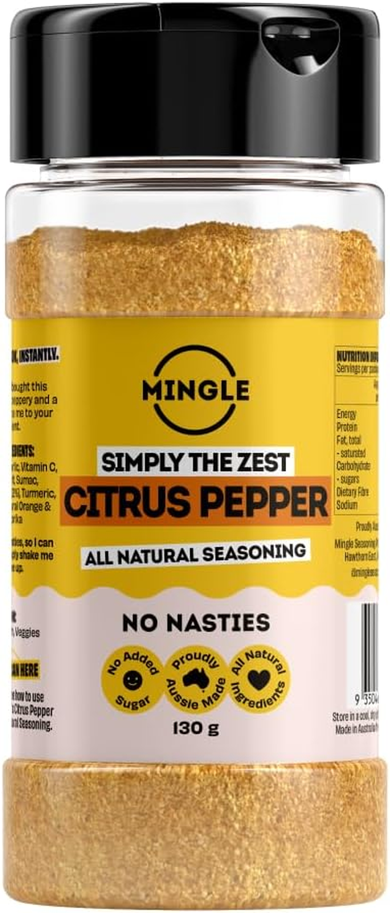 Mingle Seasoning No Nasties Citrus Pepper Seasoning image number 5