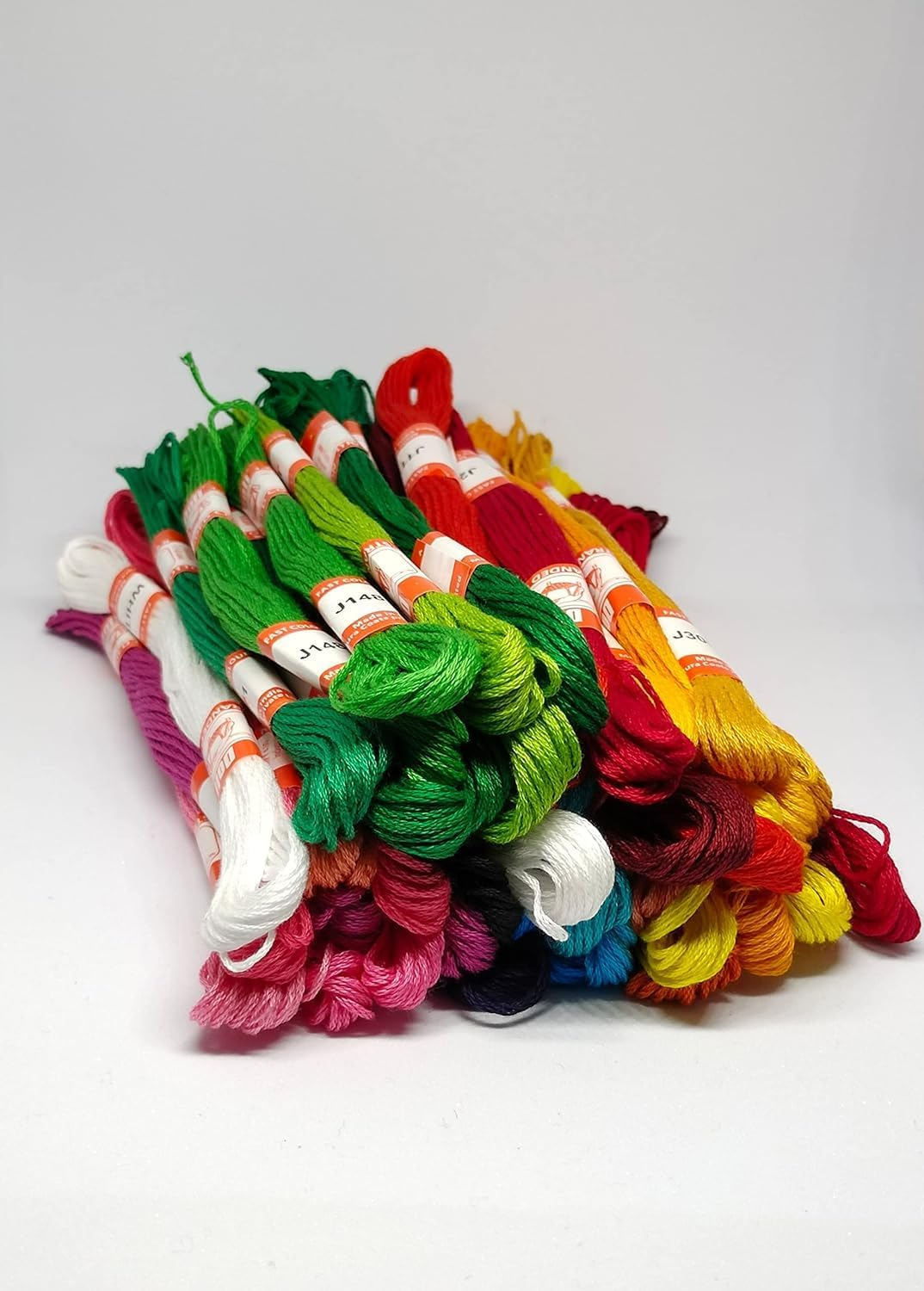 Embroidery Floss for Cross Stitch Threads Embroidery Thread Used for Friendship Bracelets String, Cross Stitch Painting Each 8 Mtr. (50 Pieces Design 1 (8888))