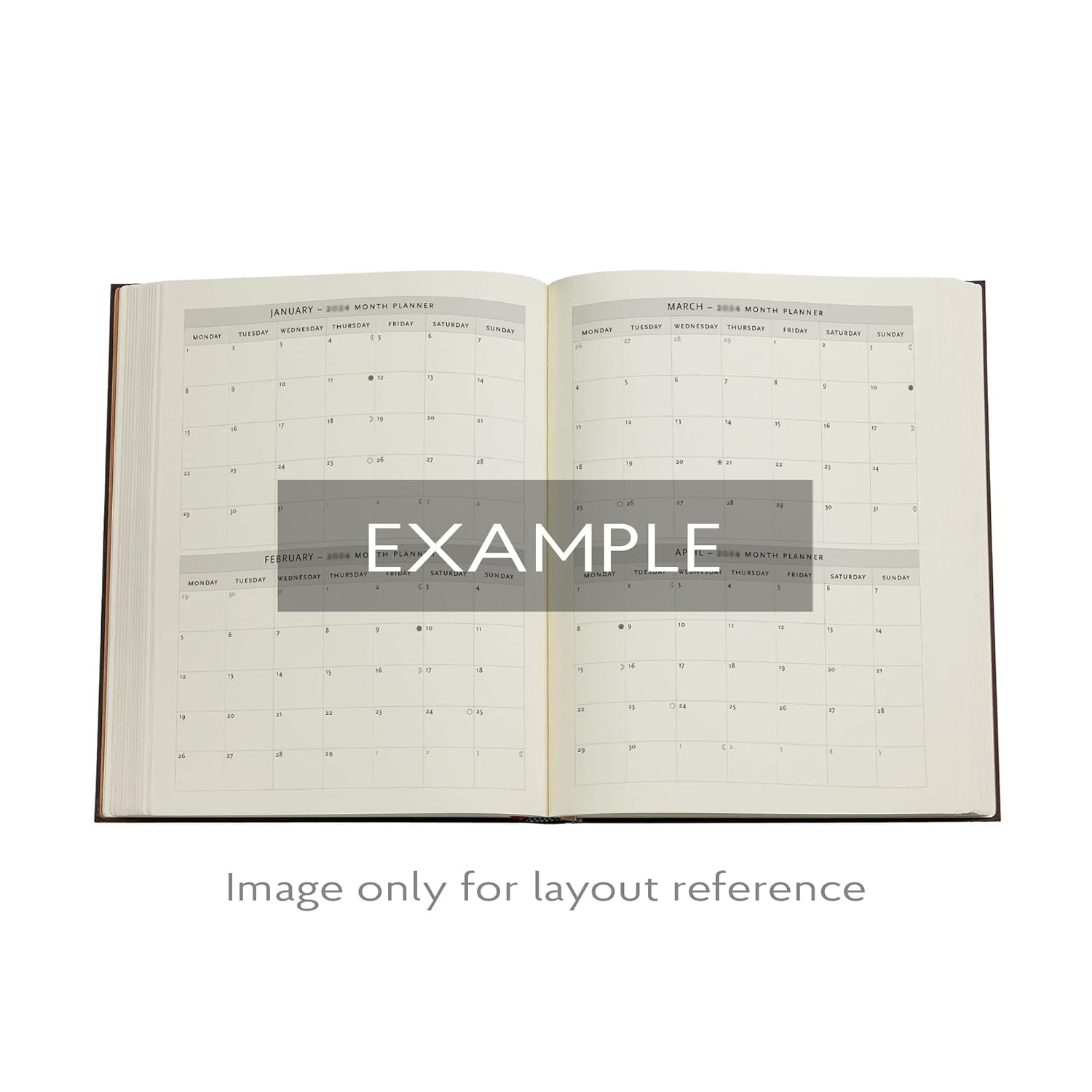 Vault of the Milan Cathedral (Duomo Di Milano) Ultra 12-Month Verso Hardback Dayplanner 2025 (Wrap Closure)