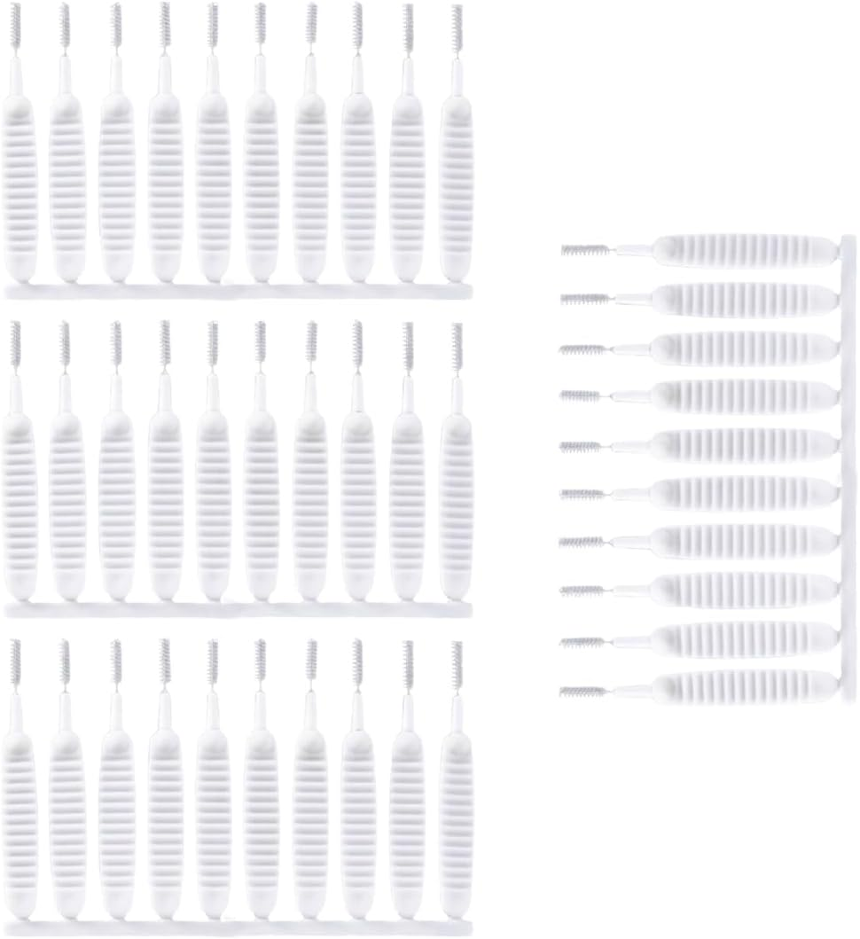 WMUVAZA Shower Head Cleaning Brush, Pack of 40 Shower Head Cleaning Brush Mini Cleaning Gap Hole Nylon Cleaning Mini Brush Cleaning Small Brushes Cleaning Brush for Cleaning image number 3