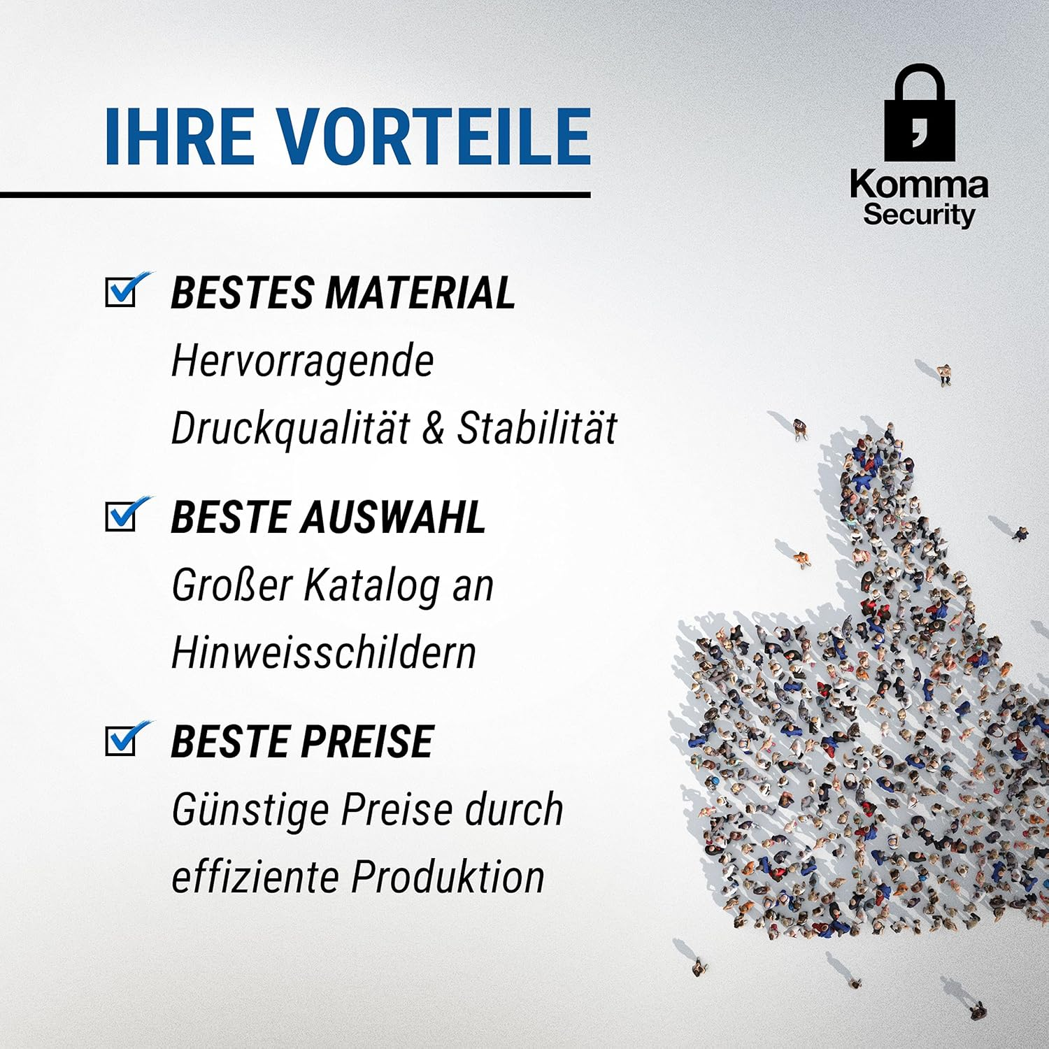 Komma Security Object Alarm-Secured Video Surveillance Plastic Sign - Attention Caution Video Surveillance - Notice Sign Video Surveillance - Warning Sign image number 3