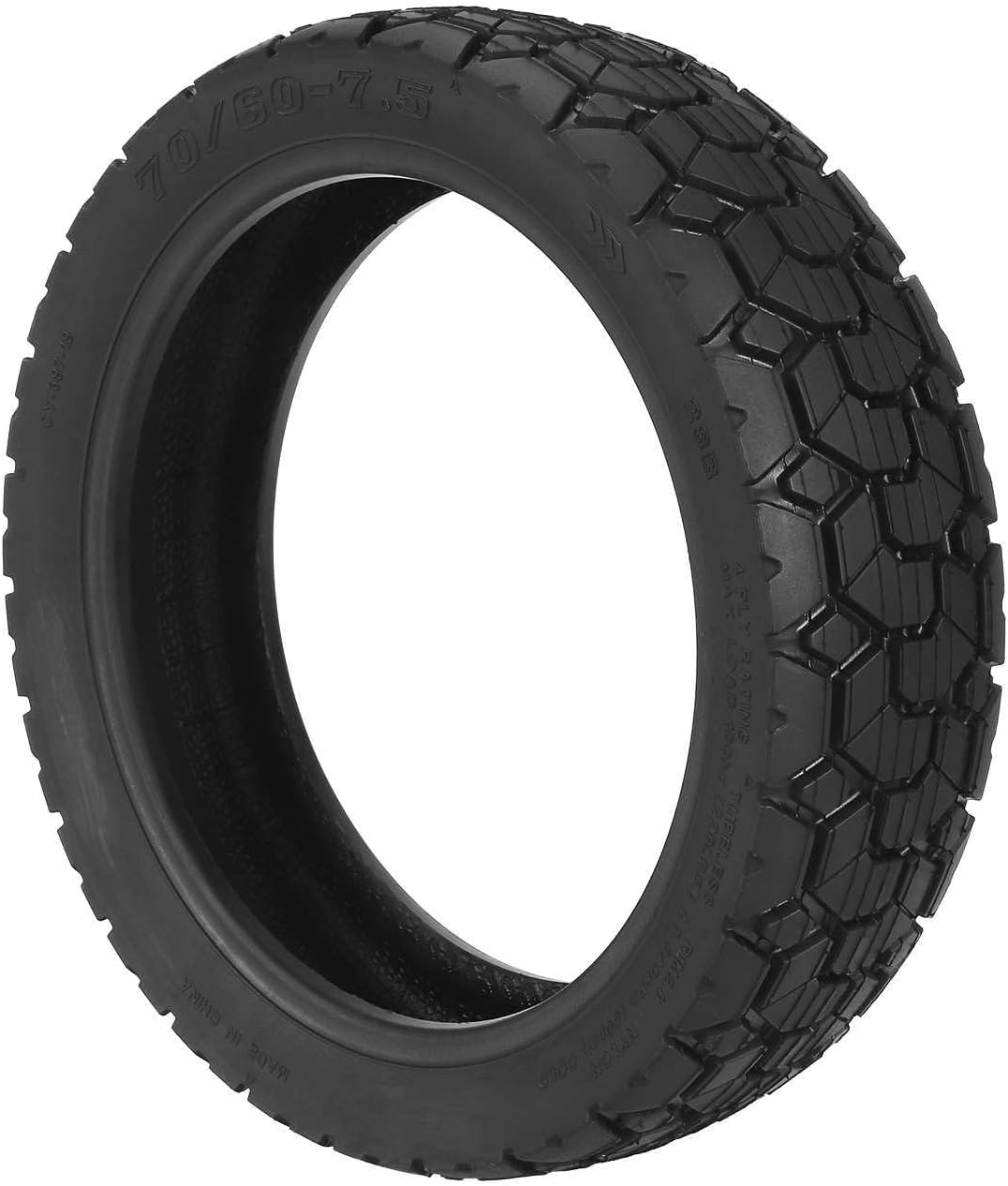 TREFAN 70/60-7.5 Thickened Tubless Tyre for Ninebot ZT3/ZT3 Pro Electric Scooter, 11 Inch Replacement Tyres, Thickened Tubless Tyres, Durable, Non-Slip Rubber Replacement Wheels for Scooter (1 Piece) image number 6