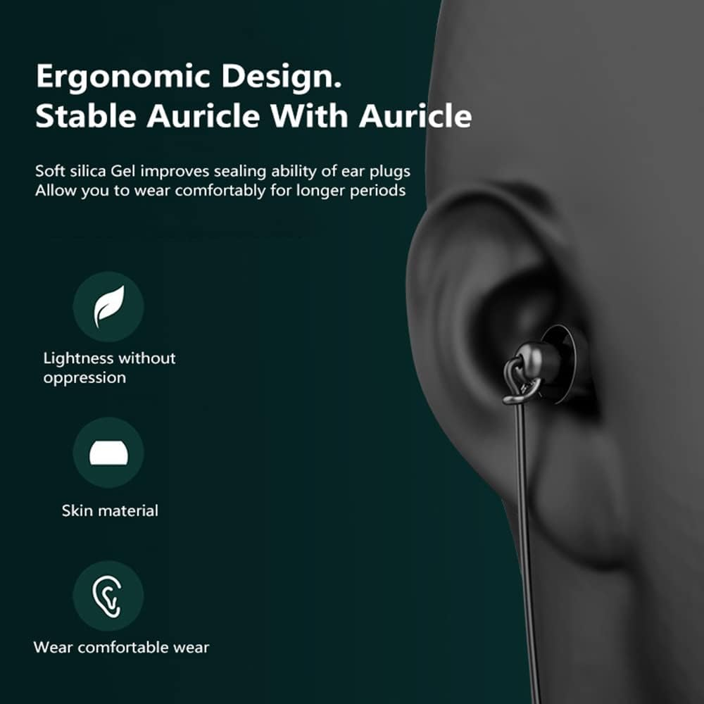 Sleep Earphone Anti-Noise In-Ear Ultra-Soft Headphones Earbuds Headset Phones AU image number 5