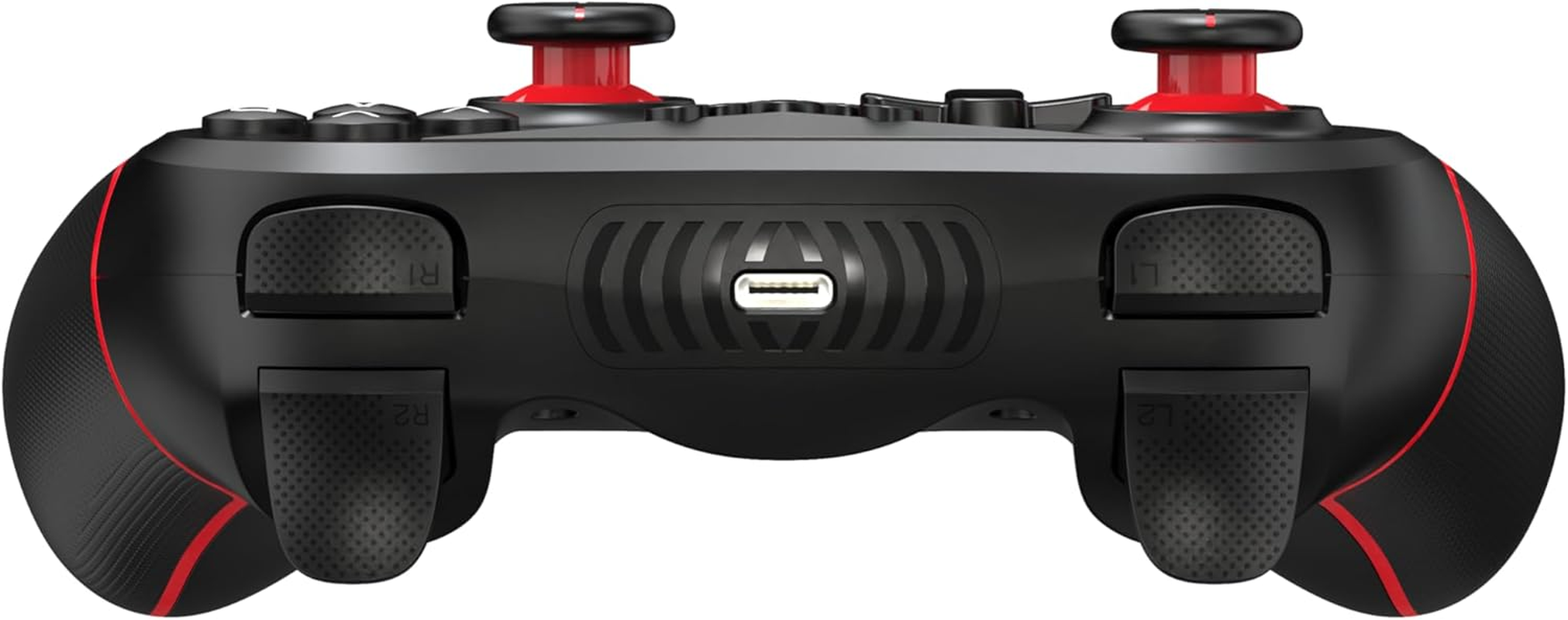 Multi-Platform Wireless Gaming Controller with 2.4G Receiver Adapter,With Hall Joystick Programmable Buttons, 4-Level Vibration, Compatible with Android/Ios/Pc/Ps3/Ps4/Switch image number 6