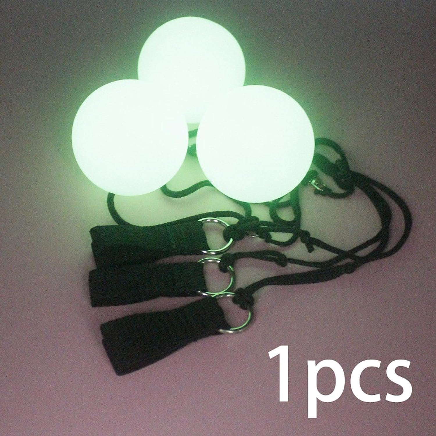 Poi Ball Luminous Hand Throwing Gym Practice Party Dancing Outdoor Game Sports Fitness Ball image number 1