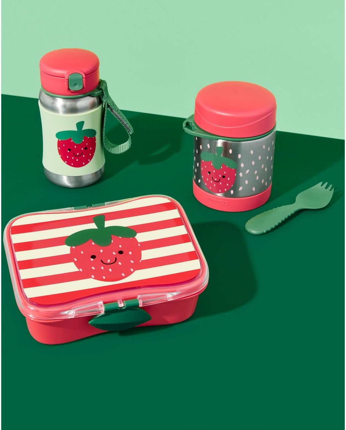 Skip Hop Insulated Baby Food Jar, Sparks, Strawberry image number 5