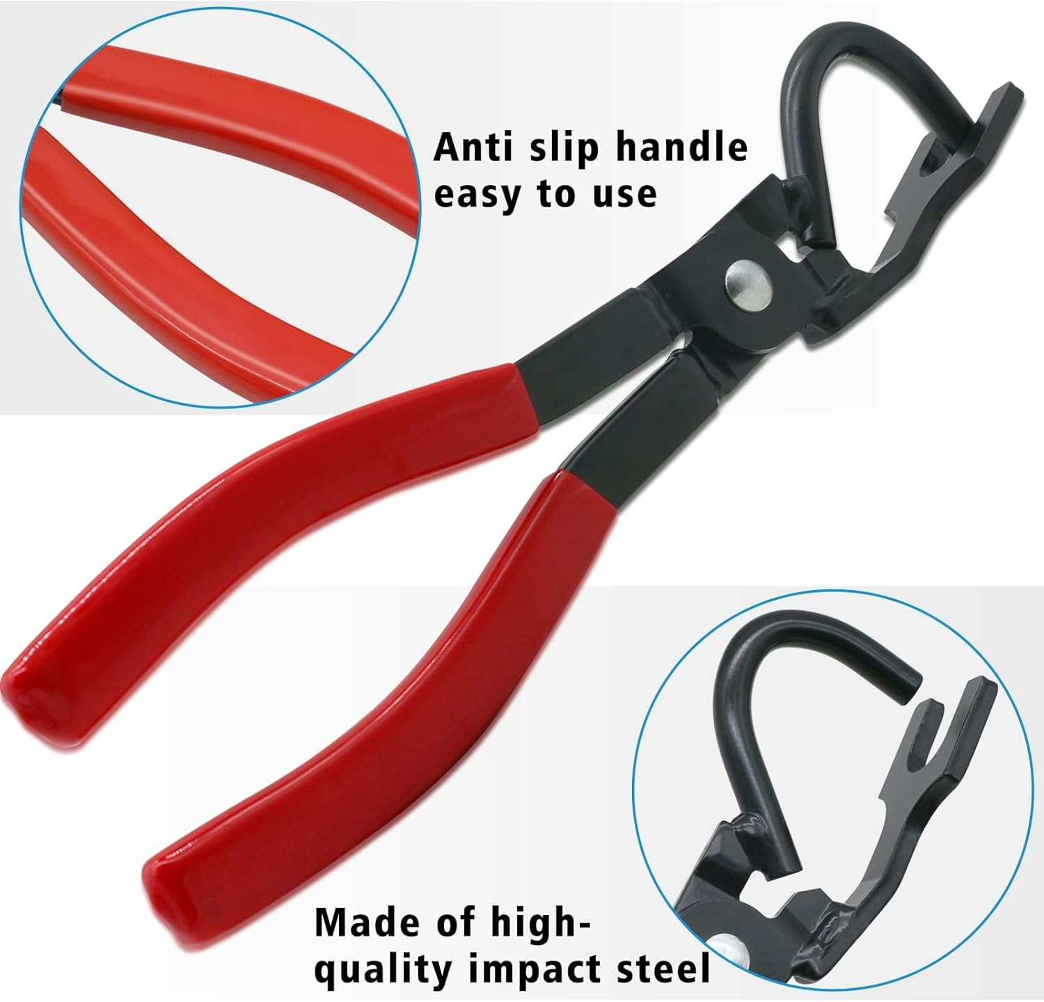 38350 Pliers Exhaust Hanger Brackets Rubber Hanger Support Removal Tool Compatible with All Exhaust Rubber Hangers image number 3